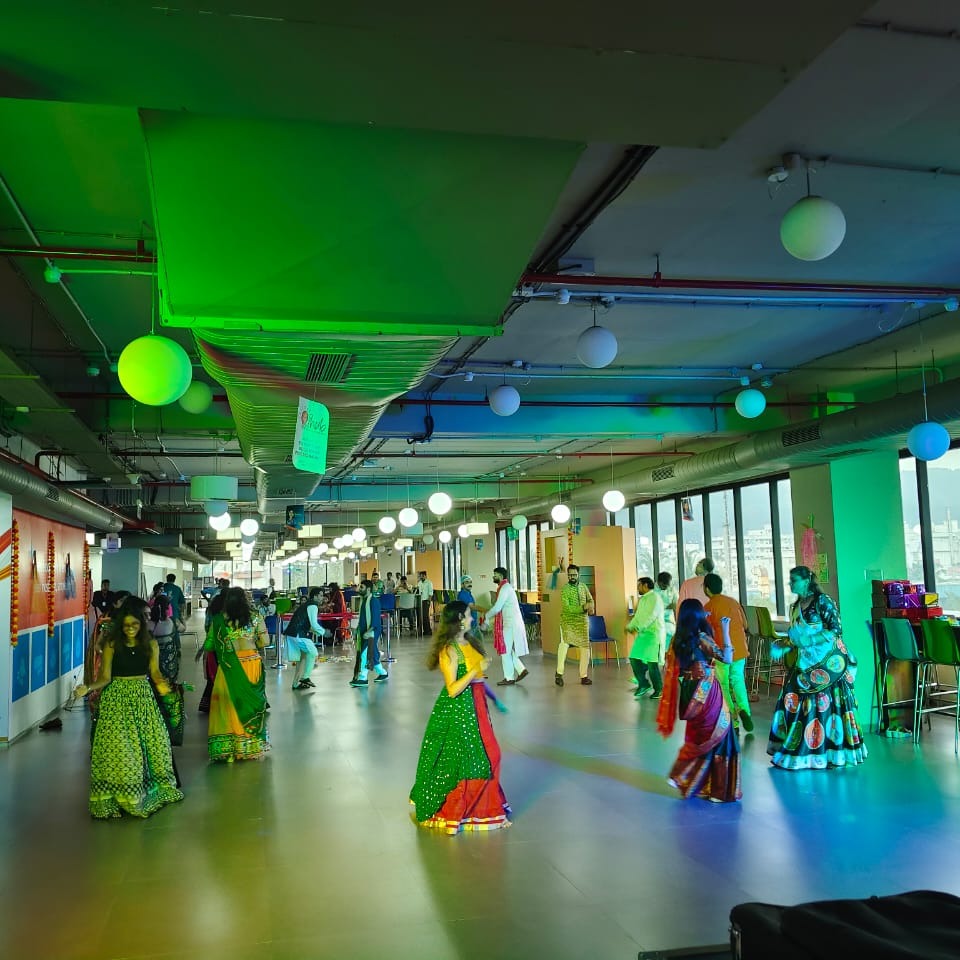 Roxy Event Services - AV Sound, Lights, Production and Coordination for Tata Teleservices
Navratri 2025 Celebration at Mahape Navi Mumbai Office