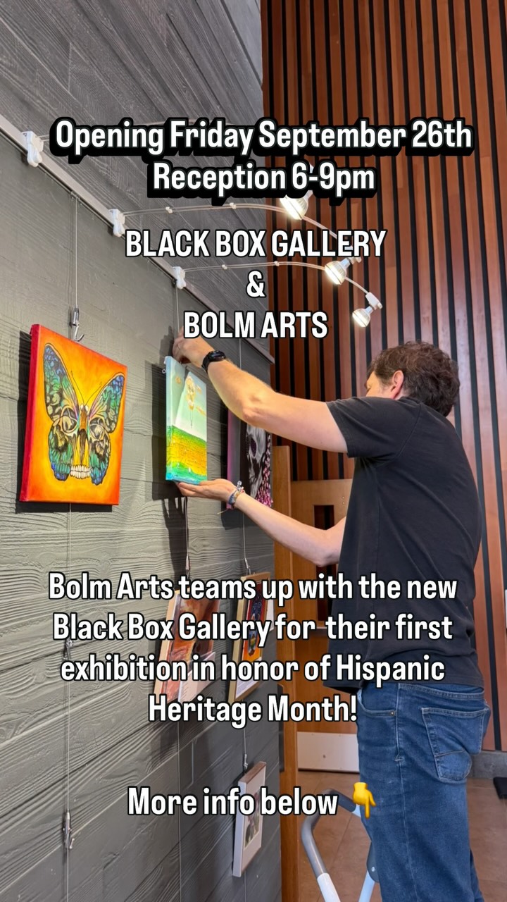 Opening Friday September 26th, 6-9pm-a new gallery in the AustinISD Performing Arts Center!
The first exhibition in this new space, curated by Elyse Gomez, Julissa Gonzales and Stephanie Mervine, honors Hispanic Heritage Month.
Featured Artists:
Andew Sakamoto
Andrea Muñoz Martinez
Christa Gomez
Devin Alejandro-Wilder
Elyse Gomez
Luis Gutiérrez
Felipe Gomez
Isaiah Castillo
Also featuring a collection of works in the Tzompantli manner from Reflexion Artistica
Artist Reception: Friday 6-9pm
Additional open hours listed below!
Austin ISD Visual Arts + Performing Arts Center+ Bolm Arts Partnership
Austin ISD Fine Arts is proud to announce the launch of the Black Box Gallery, opening next week at the district’s Performing Arts Center (PAC) in partnership with Bolm Arts.
The Black Box Gallery is a professional, rotating exhibition space that wraps around the PAC’s Black Box Theatre. It expands the district’s already thriving arts presence at the PAC which currently includes The Gallery (dedicated to student exhibitions throughout the school year), Main Hall for large productions and community performances, Black Box Theatre (a smaller venue for poets, musicians, dancers, and theatre events), a professional dance studio, and outdoor plaza stage.
Through this initiative, AISD is breaking new ground: the Black Box Gallery will be one of the first professional-level, rotating galleries embedded in a public-school district’s performing arts center in Texas.
Open hours:
9/26/25 Artist Reception 6-9pm
9/27/25 3pm-10pm
9/29/25 3-9pm
9/30/25 8am-4pm
10/1/25 8am-4pm
10/2/25 8am-4pm
10/3/25 8am-4pm
10/6/25 8am-4pm
10/7/25 8am-4pm
10/8/25 8am-9pm
10/9/25 8am-4pm
10/10/25 10am-4:30pm
10/14/25 12pm-9pm
10/15/25 8am-4pm
#austinartscene #austinart #eastaustinartsdistrict #artinaustin #austinartgallery #eastaustin #eastaustinart #austintexas #austinisd