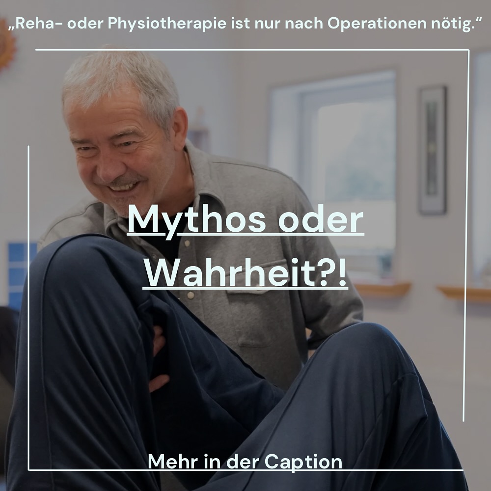 Mythos oder Wahrheit? 🤔
„Reha- oder Physiotherapie ist nur nach Operationen nötig.“ 🏥❌
Auflösung: MYTHOS! ✅
Erklärung:
Physiotherapie und Rehasport helfen nicht nur nach Operationen. Sie unterstützen auch bei chronischen Schmerzen, Haltungsschäden, Gelenkproblemen oder muskulären Dysbalancen. Durch gezielte Übungen verbessern sie Beweglichkeit, Kraft und Koordination und fördern die langfristige Gesundheit – auch ohne akute Verletzung. 🏋️♂️🧑⚕️
Fazit:
Reha- und Physiotherapie = Prävention und Gesundheitspflege für jeden, nicht nur nach Operationen! 🌟
#MythosOderWahrheit #Physiotherapie #Rehasport #Gesundheit #Fitness #Ergotherapie #Trena #Bewegung #FitUndGesund