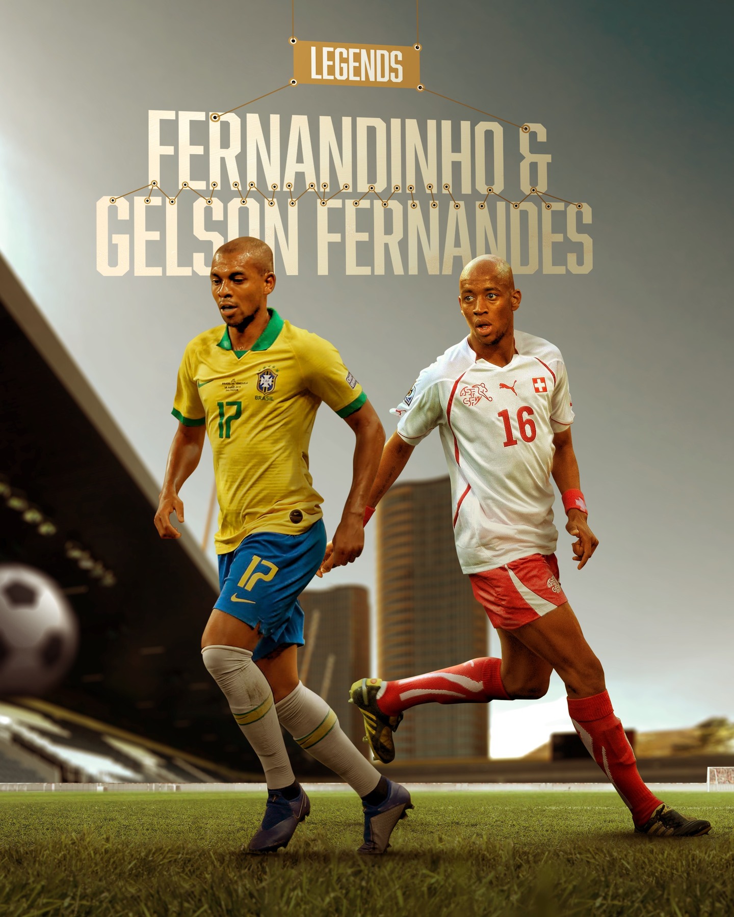 🇨🇭/🇧🇷
Call-Up Alert 🚨
Zwei weitere Top-Namen, die international glänzten – zwei ZDMs, die den Rasen über Jahre geprägt haben.
Here we go: Fernandinho & @gf6_fernandes. Willkommen zu Jogo Dos Famosos 🌟.
___________
Call-Up Alert 🚨
Mais dois nomes de peso que brilharam internacionalmente – duas estrelas que dominaram o meio-campo por anos.
Bora: Fernandinho & @gf6_fernandes. Bem-vindos ao Jogo Dos Famosos 🌟.
#fernandes
#ronaldinho
#fernandinho
#closnormand
#jogodosfamosos