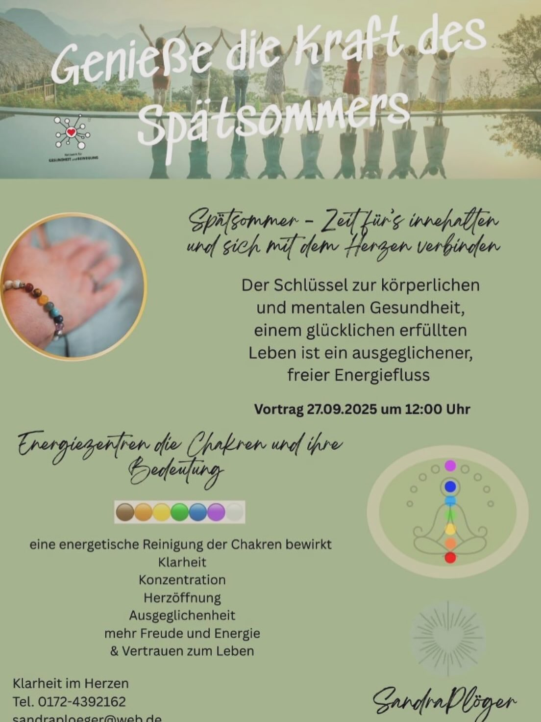 Vielleicht bringe ich Dich mit meinem Vortrag den Energien etwas näher 💫🙌🏻
#chakrenarbeit#energienspüren#klarheit#herzensweg#authentizität#stimmedesherzens#lebendigkeitspüren