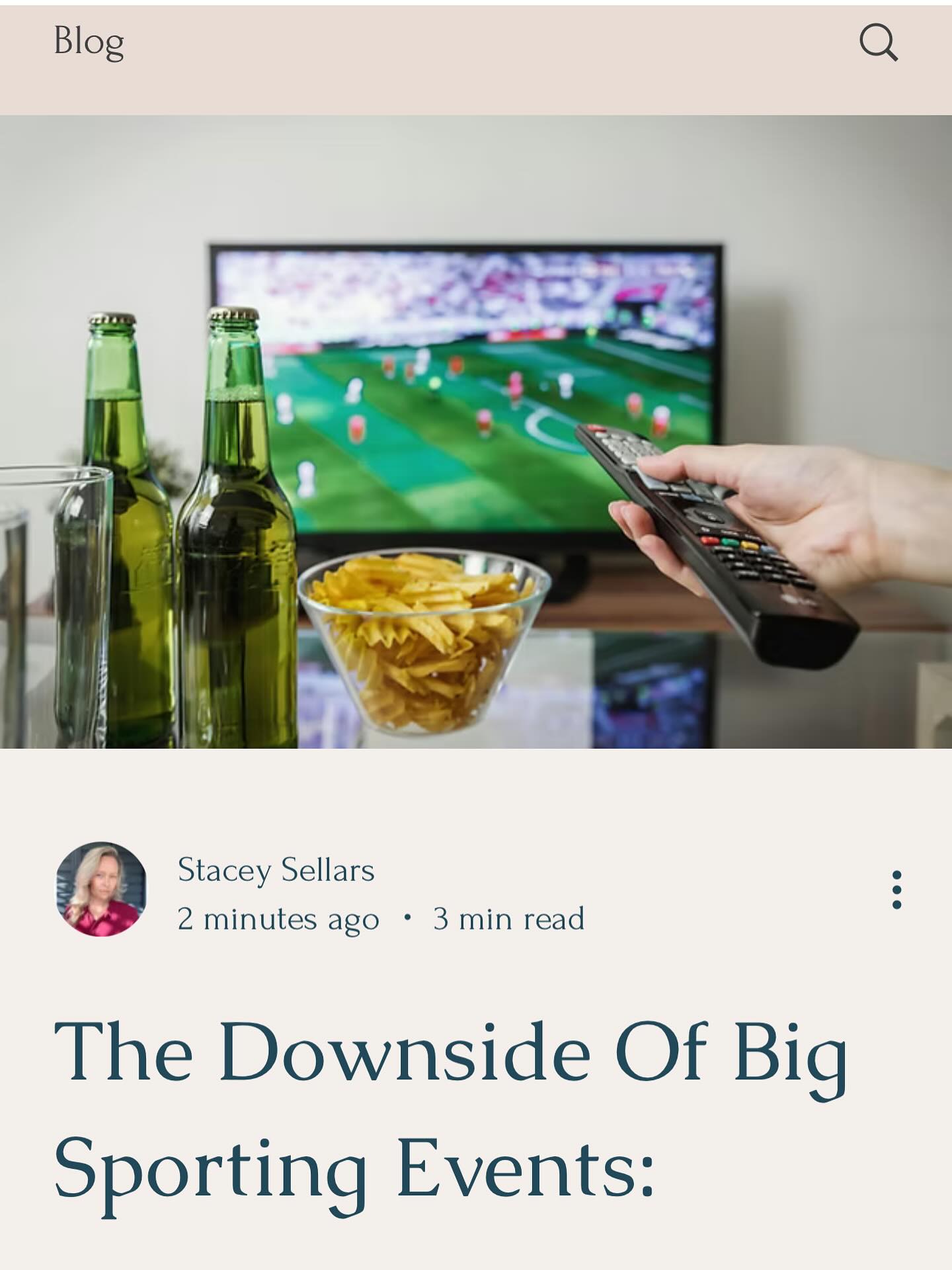⭐️ Here’s an excerpt from my latest article:
With the AFL Grand Final on this weekend I thought I would take the opportunity to highlight what a dangerous time this can be for those in active addiction, recovery, and partners of those in active addiction.
Unfortunately, sporting events in general are largely based around substance use, but in particular, Australian football really seems to foster the “getting wasted” culture. For me, Grand Final day was always a big “run a muck” weekend, especially when Geelong was in it. I still remember the 2007 Grand Final like it was yesterday. I was at a house party that went for 3 days. We hired a DJ, we drank copious amounts of alcohol, and there was an array of party drugs on offer. We drove through town off our faces hanging out of the sun roof waving our scarfs around. Our driver got pulled over by police and was arrested for having a warrant out for his arrest, as well as for being over the alcohol limit whilst driving. A few of the guys got in a punch on, and a married couple got in a really unpleasant fight in front of everyone. Needless to say what started out as a happy, fun day, quickly turned into a drama filled weekend.
That’s the problem though when alcohol and drugs are involved, people can quickly become aggressive and violent…
⭐️To read the full article on:
Insta: Follow the link in bio and click ‘latest article’.
Facebook: Click the link below
https://www.staceysellarscoaching.com/blog
#aflgrandfinal #addiction #relapse #domesticviolence #toxicaussieculture
