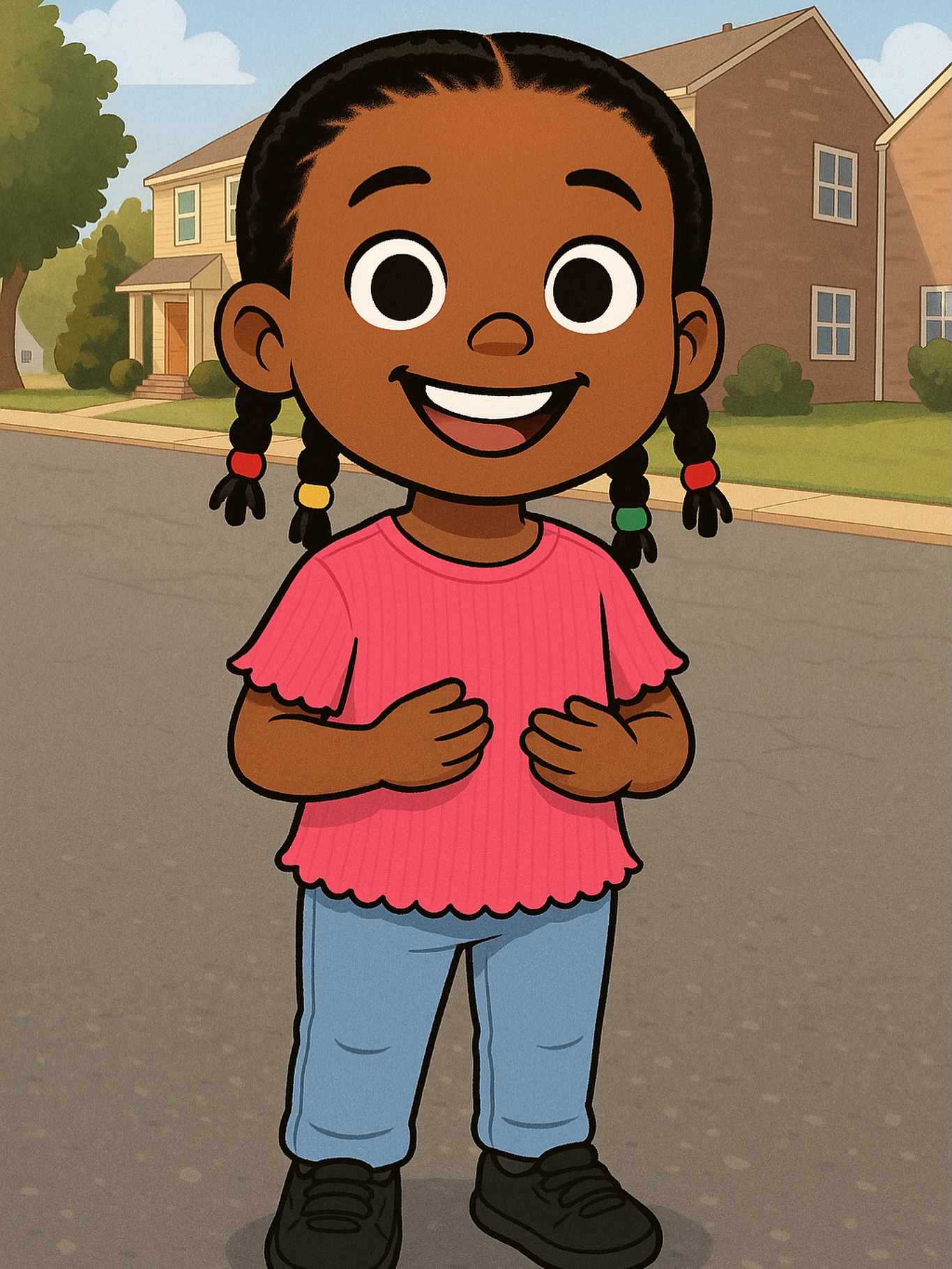 🌟 Meet Zoe! 🌟
Zoe is the youngest of the Sibling Squad, and she’s full of energy, love, and curiosity. 💕 She’s always ready to cheer on her big brother Zahir and remind everyone that siblings are the ultimate teammates.
Follow along as Zoe brings laughter, light, and lots of personality to Zahir’s World!