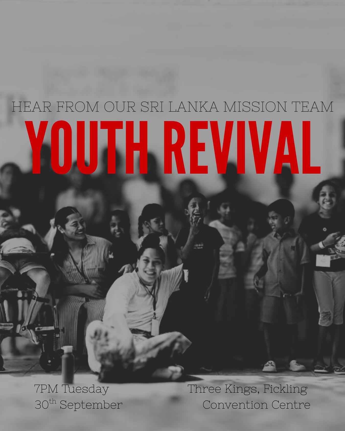 👀 Peep the date! Revival Night is back this September and it’s on a TUESDAY!
🔥 Come join us for a powerful night as our Sri Lanka Mission Team 🇱🇰 shares their stories and testimonies.