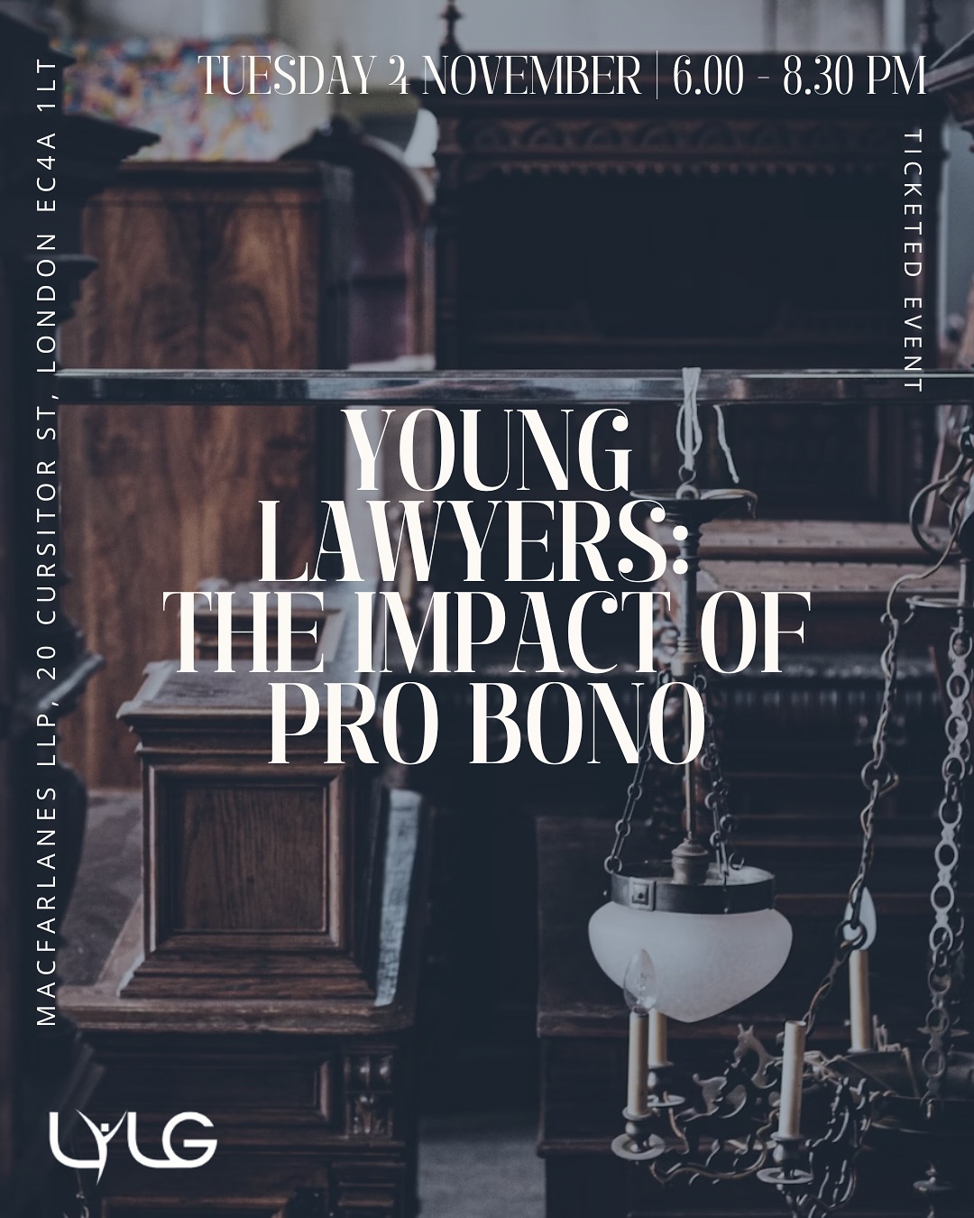 Are you a young lawyer at the beginning of your career looking to fit pro bono work into your practice? Do not miss the Young Lawyers Event happening on the 4th of November 6-8.30pm at Macfarlanes LLP, as part of Pro Bono Week 2025.
Link to register can be found in our bio.