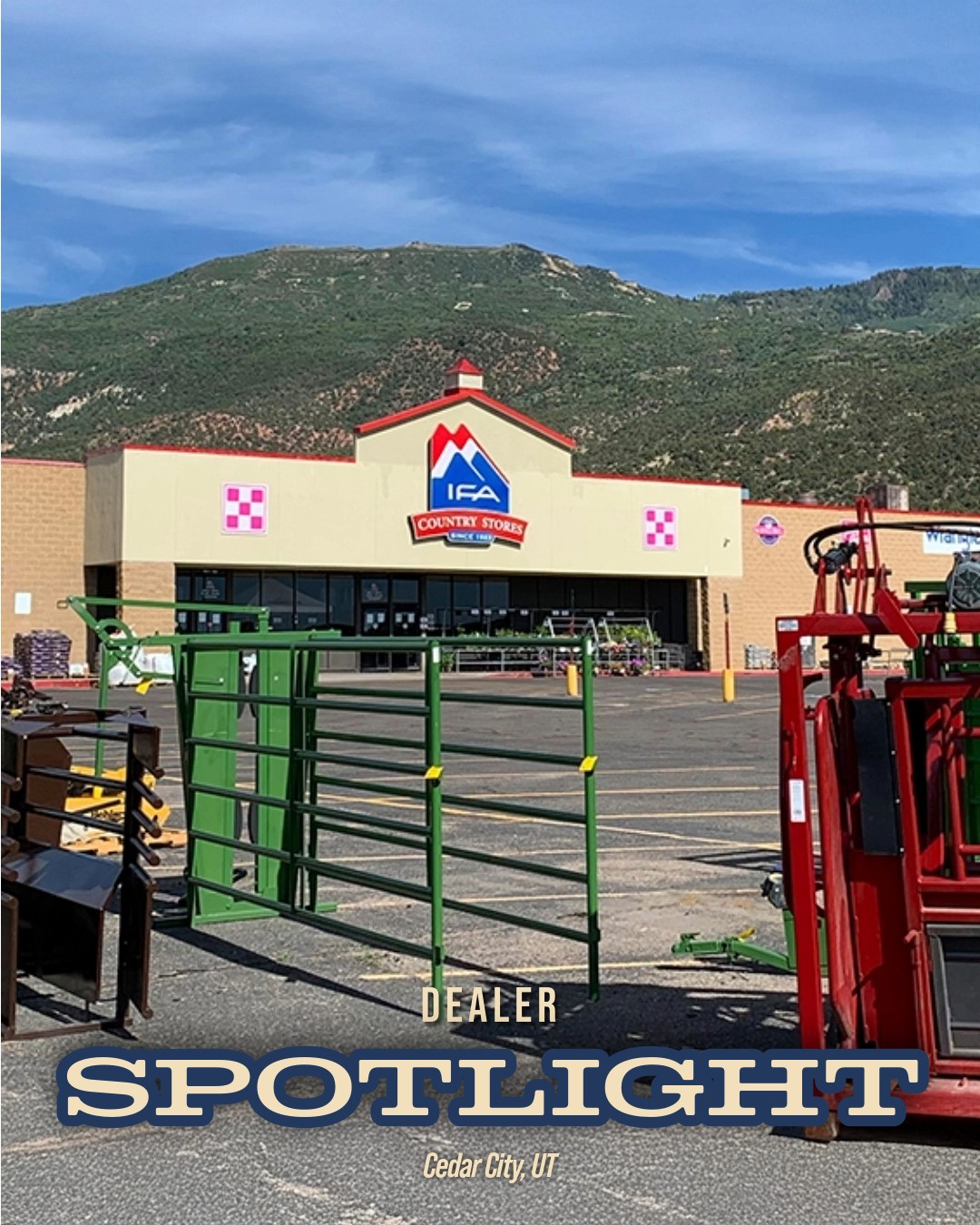 DEALER SPOTLIGHT โจ
This week's dealer spotlight is the @cedarifa in Cedar City, UT! These guys are always going the extra mile to ensure the needs of customers are met!
Stop by the Cedar City IFA Country Store for any of your agricultural needs and to purchase any and all of our products!
๐905 S Main St, Cedar City, UT 84720
๐435-586-2205
#PTIStockYard #IFA #dealer #DealerSpotlight