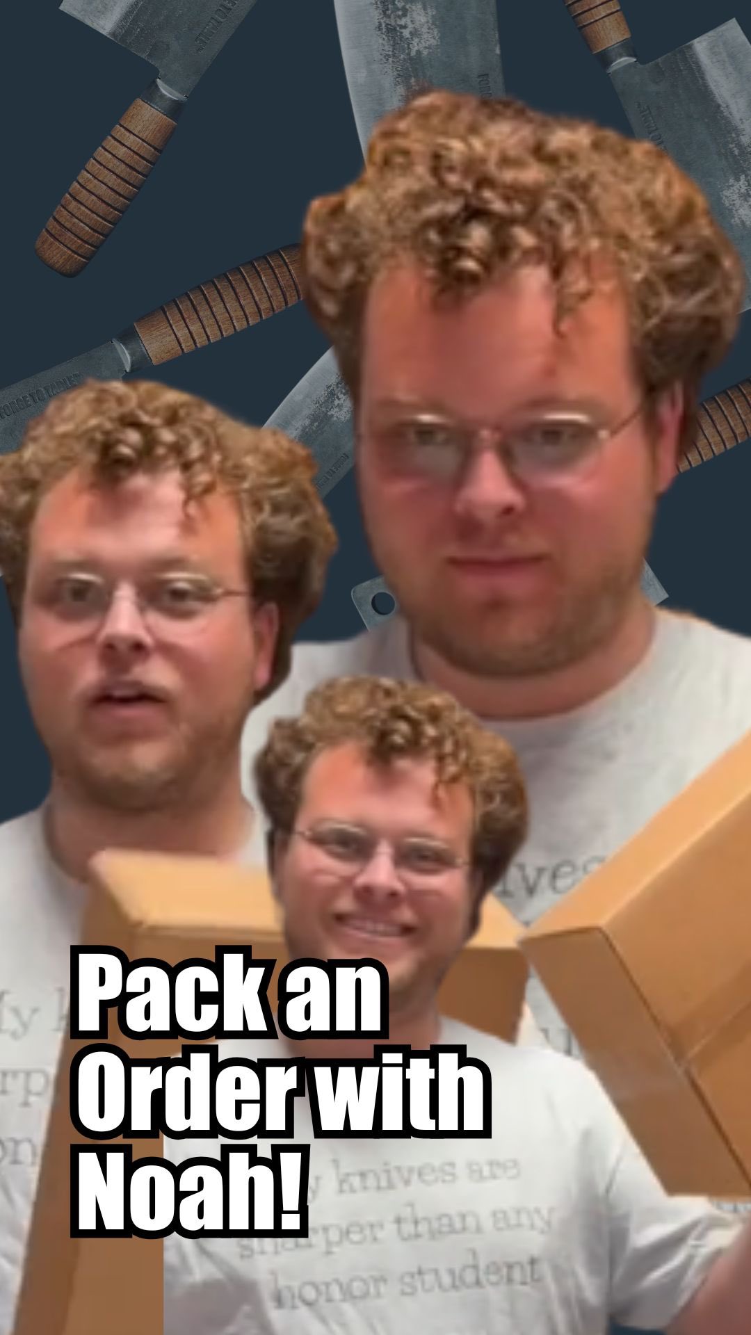 Back at it with another VERY professional and VERY serious episode of ‘Packing with Noah’. This time, we’re sending off a Forge To Table order for our friend Ben, @wokwithben!
If you haven’t checked out Ben’s content yet, here’s your sign. He’s always wok-ing his magic on the balcony in Seattle, turning out incredible dishes from his signature setup (yes, we’re jealous). He even recently put our Sujihiki to work for some beautiful sushi — that video’s live now, go take a look!
Enjoy your new chef tools, Ben! We can’t wait to see what you create next. 😉