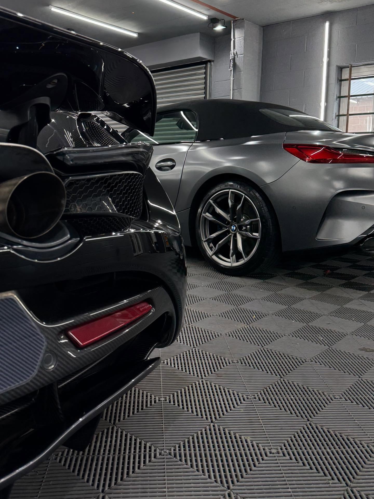 A couple of beauties in last week: A very nice Z4 and a 720s.