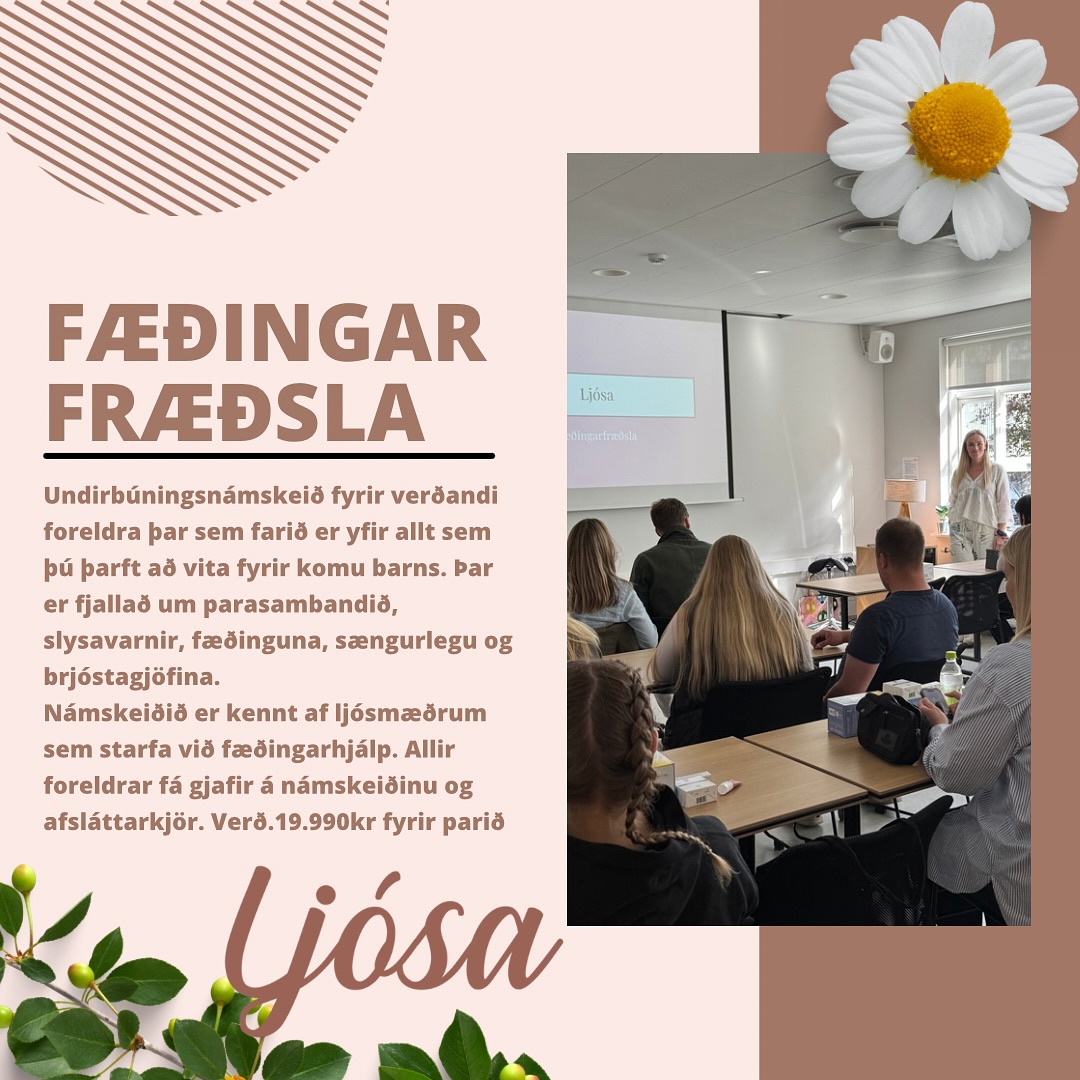 Bókaðu námskeið á Ljosa.is 🤍
Þess ber að geta að flest stéttarfélög endurgreiða námskeiðið 👌🏻