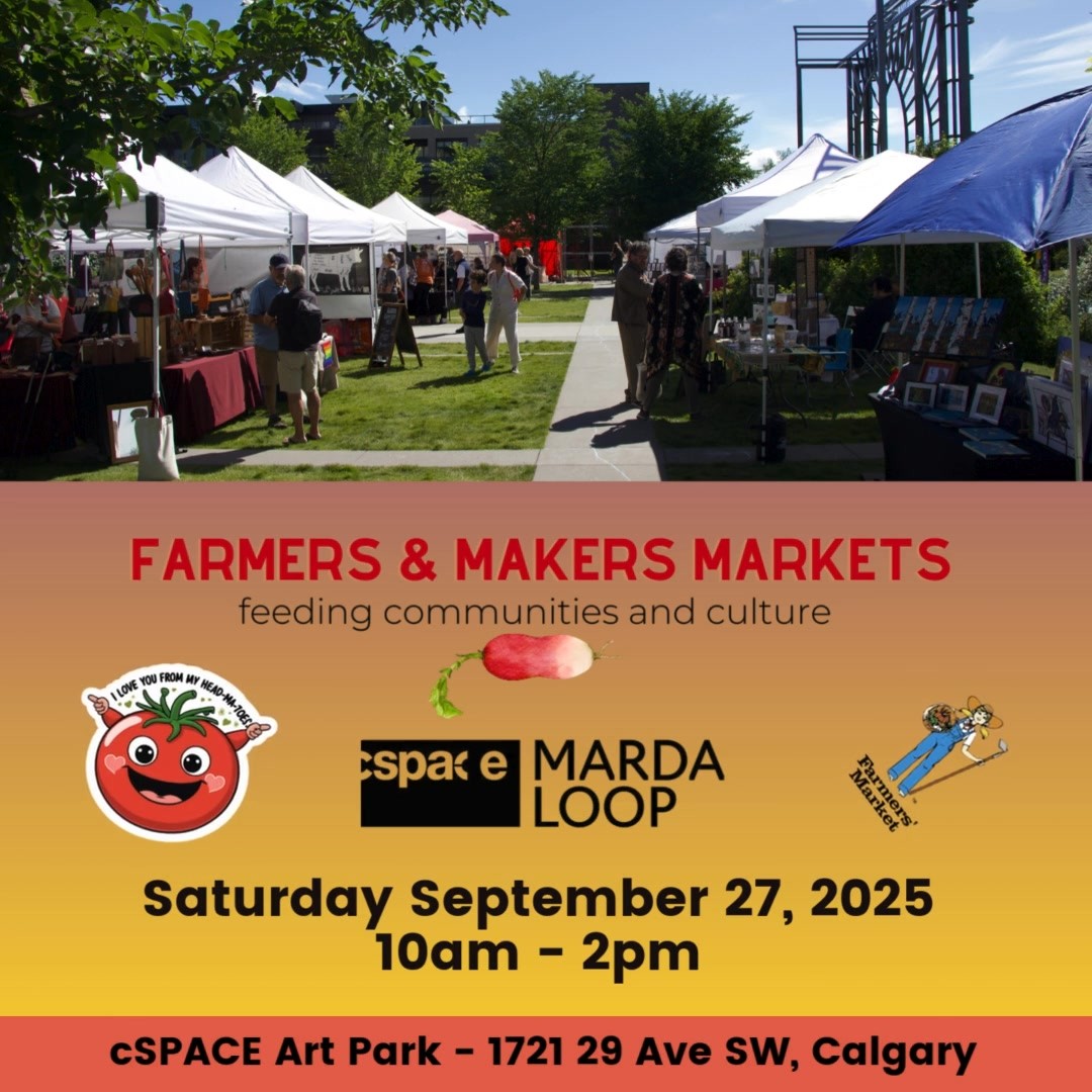 Get ready for some serious flavour, Calgary! Our Farmer's & Makers Market at cSPACE in Marda Loop is back tomorrow, and our local growers are bringing the absolute best of what's in season. Think crisp, sweet veggies and sun-ripened fruits that taste like a summer day. Plus, our talented makers have been busy creating beautiful things just for you. Come and get the freshest ingredients and most unique goods directly from the people who made them! We'll see you from 10am to 2pm
@cspace.mardaloop
#farmersmakersmarketat #yyc #yycfarmersmarket #mardaloopyyc #supportsmallbusiness #buylocalalberta #artistalley #shoplocalyyc #yycevents #mardaloop #freshyyc #localyyc #buyalberta #FarmersMarketYYC #SupportLocalCalgary #yycevents