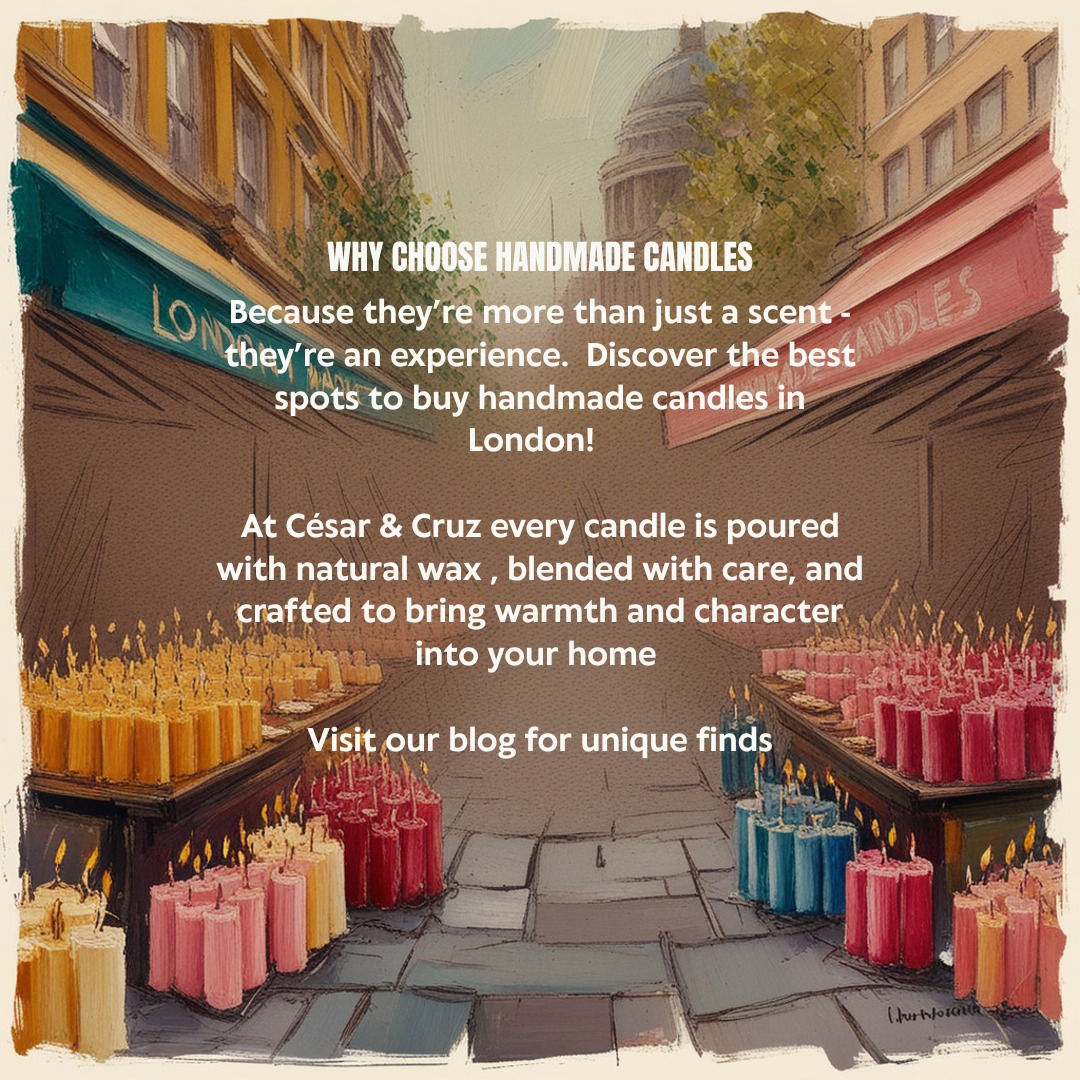 Discover the warmth and charm of handmade candles in London and Croydon! 🕯️✨ Perfect for gifts or your cosy home. 🏡💖 Link in Bio