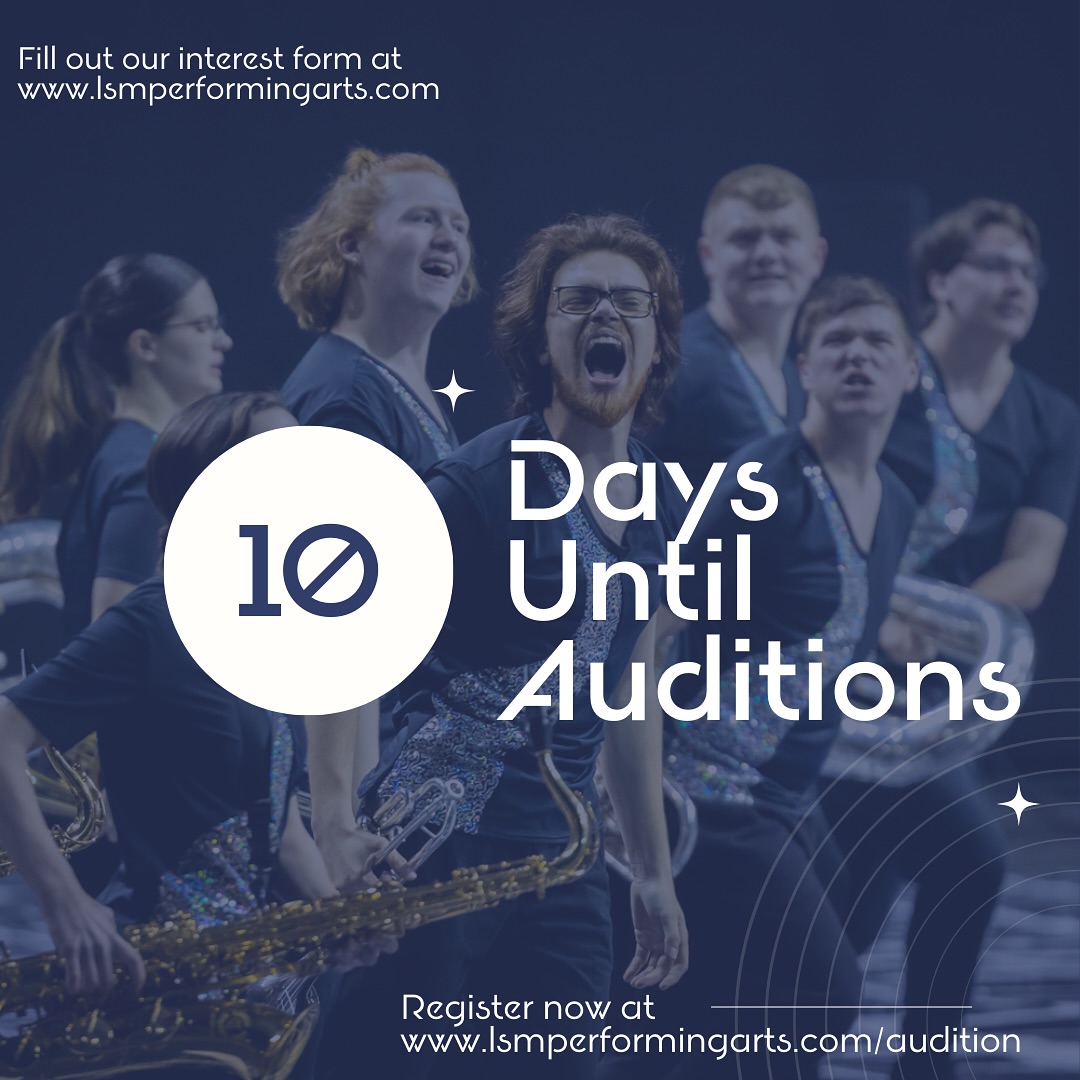🚨 Just 10 days until auditions begin! 🚨
Don’t miss your chance to join LSM Winds for the 2026 season.
✅ Register now at lsmperformingarts.com/audition
✅ Or fill out the interest form at lsmperformingarts.com
Both links are waiting for you in our bio. Let’s make history together! 💥🎶
#LSM #LSMwinds #WGI #WGIwinds #WGI2026 #WGIwinds2026 #PerformMAPA
