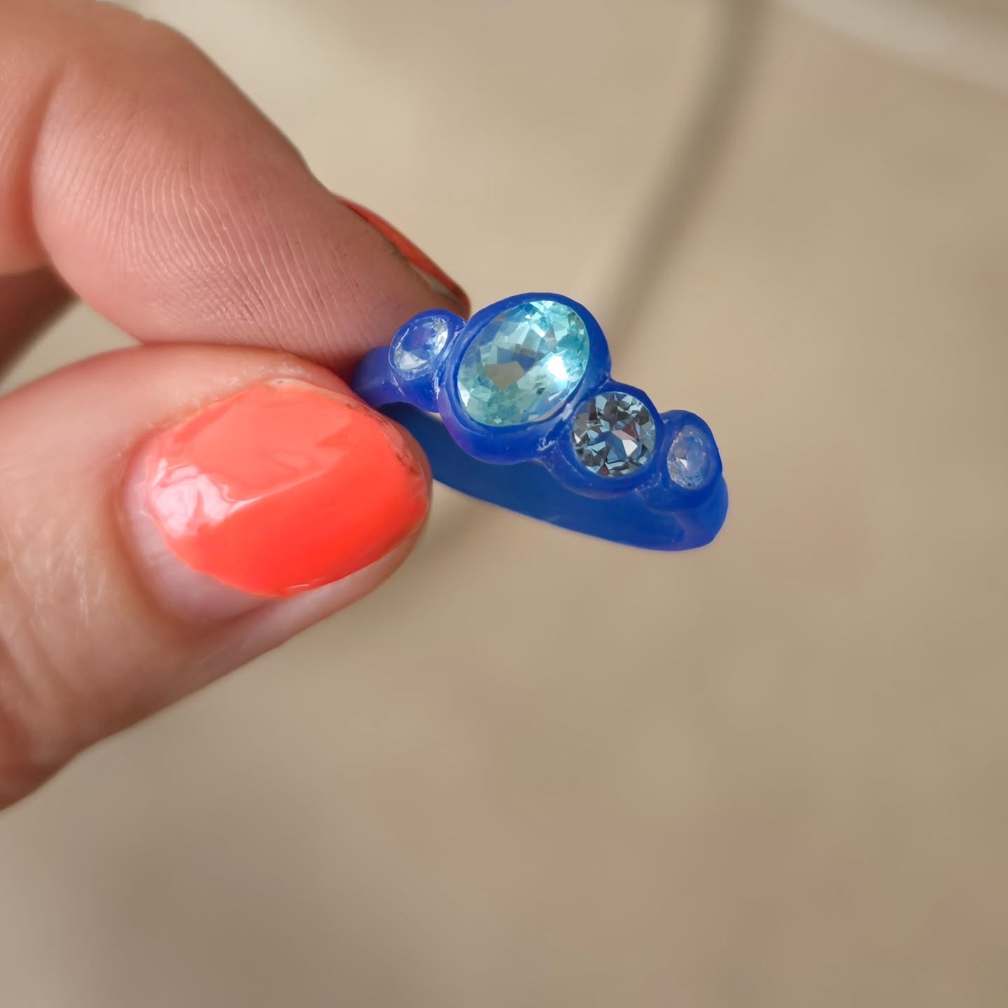 ✨ Have you heard of wax carving? ✨
Over the last couple of years, I’ve been using this age-old technique in some of my jewellery designs. It starts with a simple block or tube of wax, which I carefully carve away to shape the piece. From there, it can either be sandcast or sent off to be cast into metal.
It’s such a fascinating process – a little bit like sculpting in miniature – and I love how it allows me to create organic shapes and textures that are hard to achieve any other way. Each piece feels so personal, as it begins with nothing more than an idea and a piece of wax.
Im looking forward to seeing this ring in Silver 💍
#waxcarving #handmadejerseyci #handmadejewelleryuk #jerseyci #jewellerydesigner