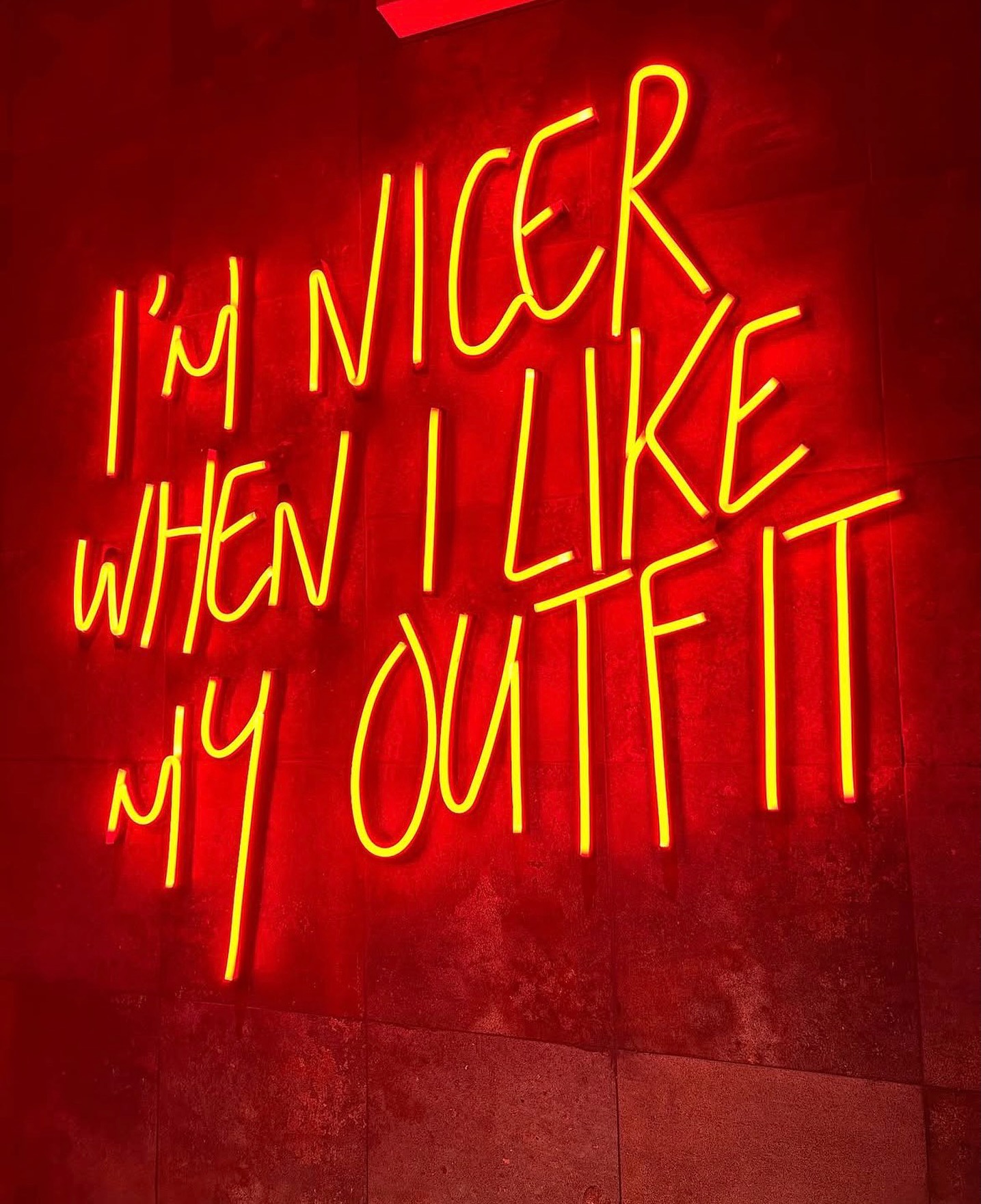 Good outfit, good mood