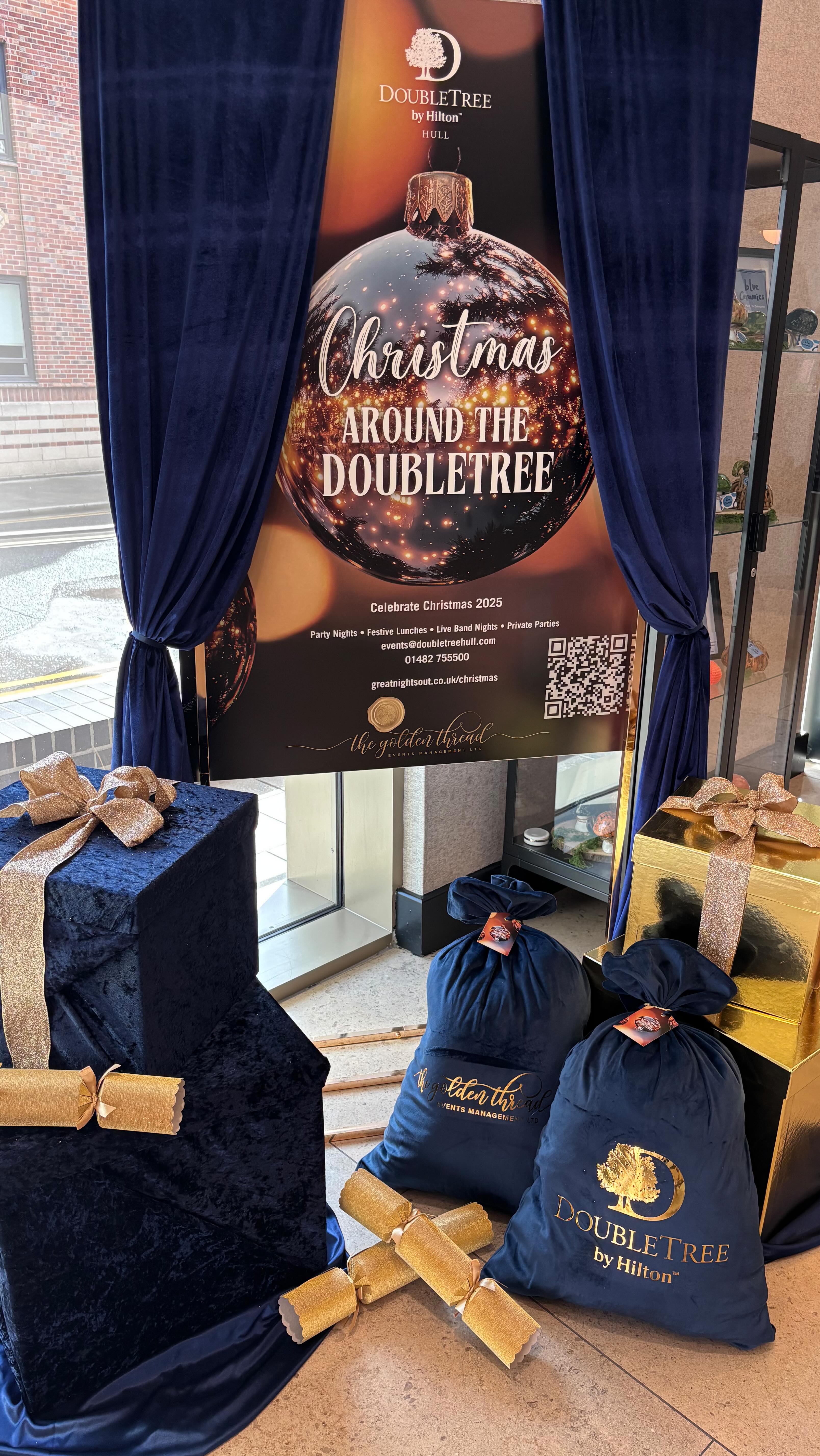 ✨ Exciting News! ✨ We’re thrilled to announce that The Golden Thread will be bringing all the Christmas sparkle to @doubletreehiltonhull this festive season! 🎄✨
Check out our promo display showcasing what’s to come, and with our signature touches this holiday season is set to shine brighter than ever. ✨
#GoldenThreadEvents #ChristmasStyling #HolidayMagic #DoubleTreeHull #HiltonHotels #HiltonLife #DoubleTreeByHilton #HotelEvents #FestiveSeason #HullEvents #EventStyling #EventDesign #HolidayEvents #ChristmasDecor