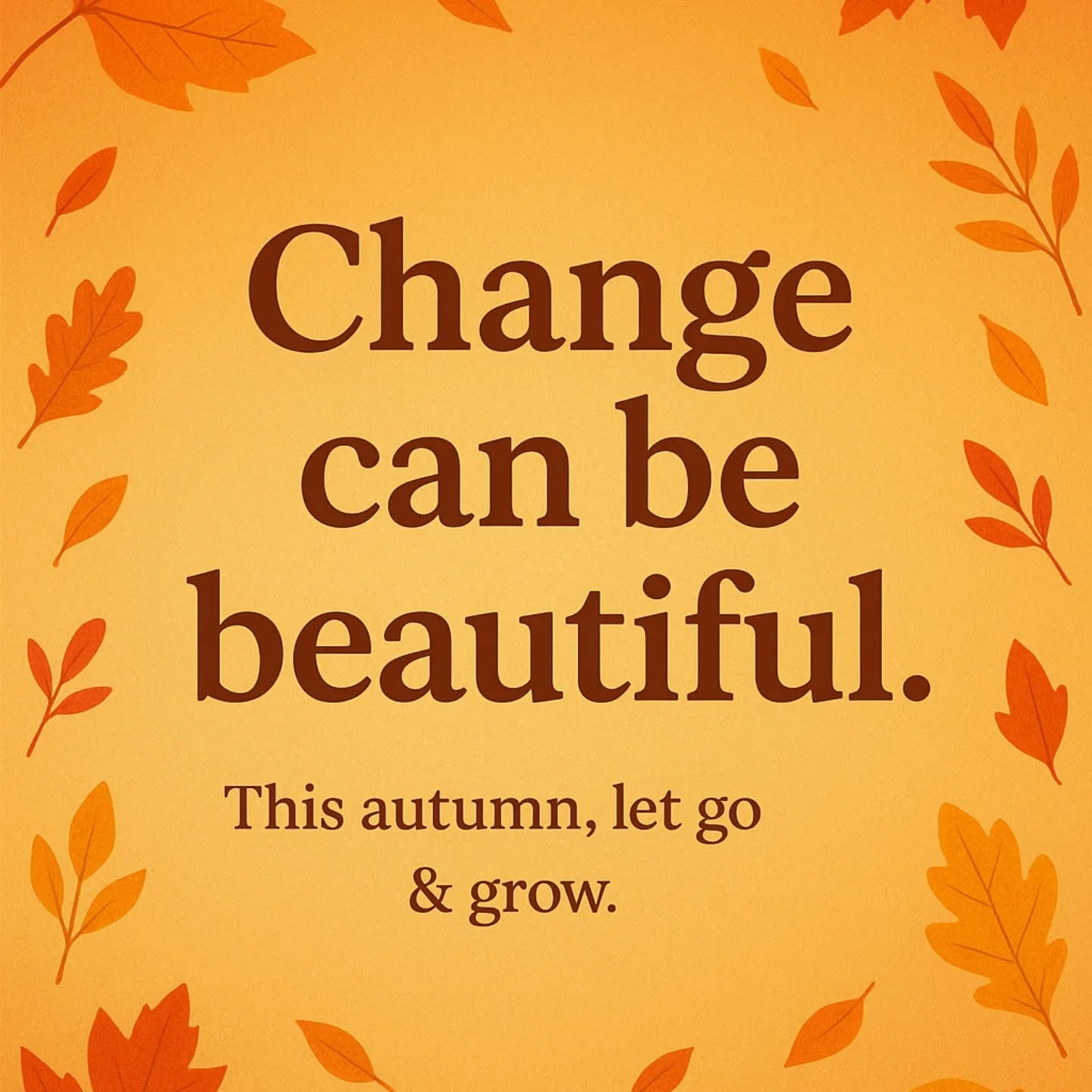 #MentalHealthAwareness
#MentalHealthMatters
#EndTheStigma
#SelfCareSeason
#AutumnVibes
#FallWellness
#MindfulLiving
#HopeInChange
#MentalWellness
#PositiveMindset
#FallFeels
#SeasonOfChange
#InnerPeace
#EmotionalWellness
#SelfCareTips
#HealingJourney
#AutumnHealing
#SeasonalWellness
#MentalHealthSupport
#MindfulnessPractice
Would you like me to group them into sets (e.g., core mental health, seasonal vibes, wellness/self-care) so you can rotate them for multiple posts?
ChatGPT can make
