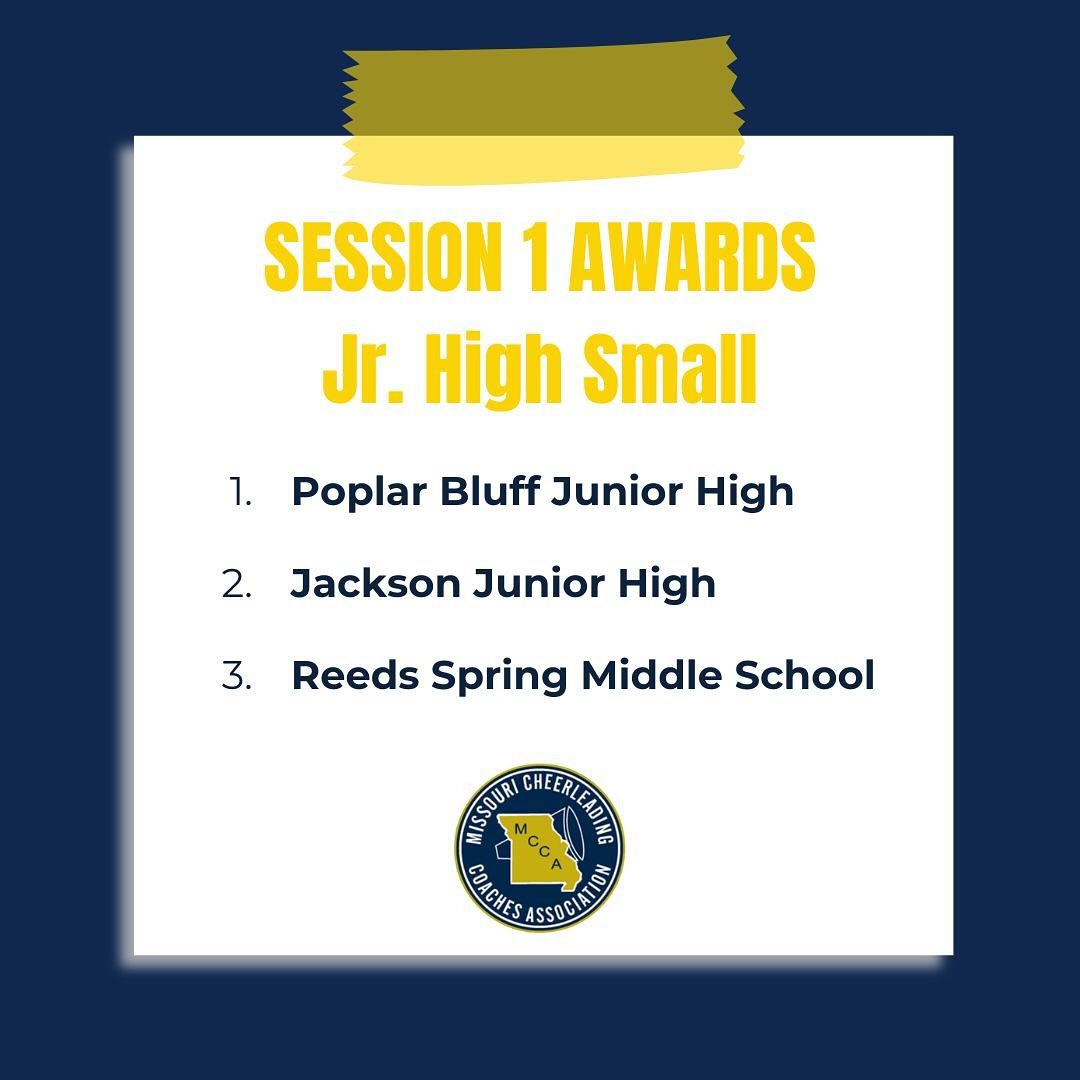 SESSION ONE AWARDS AT THE MCCA KC REGIONAL 💛💙