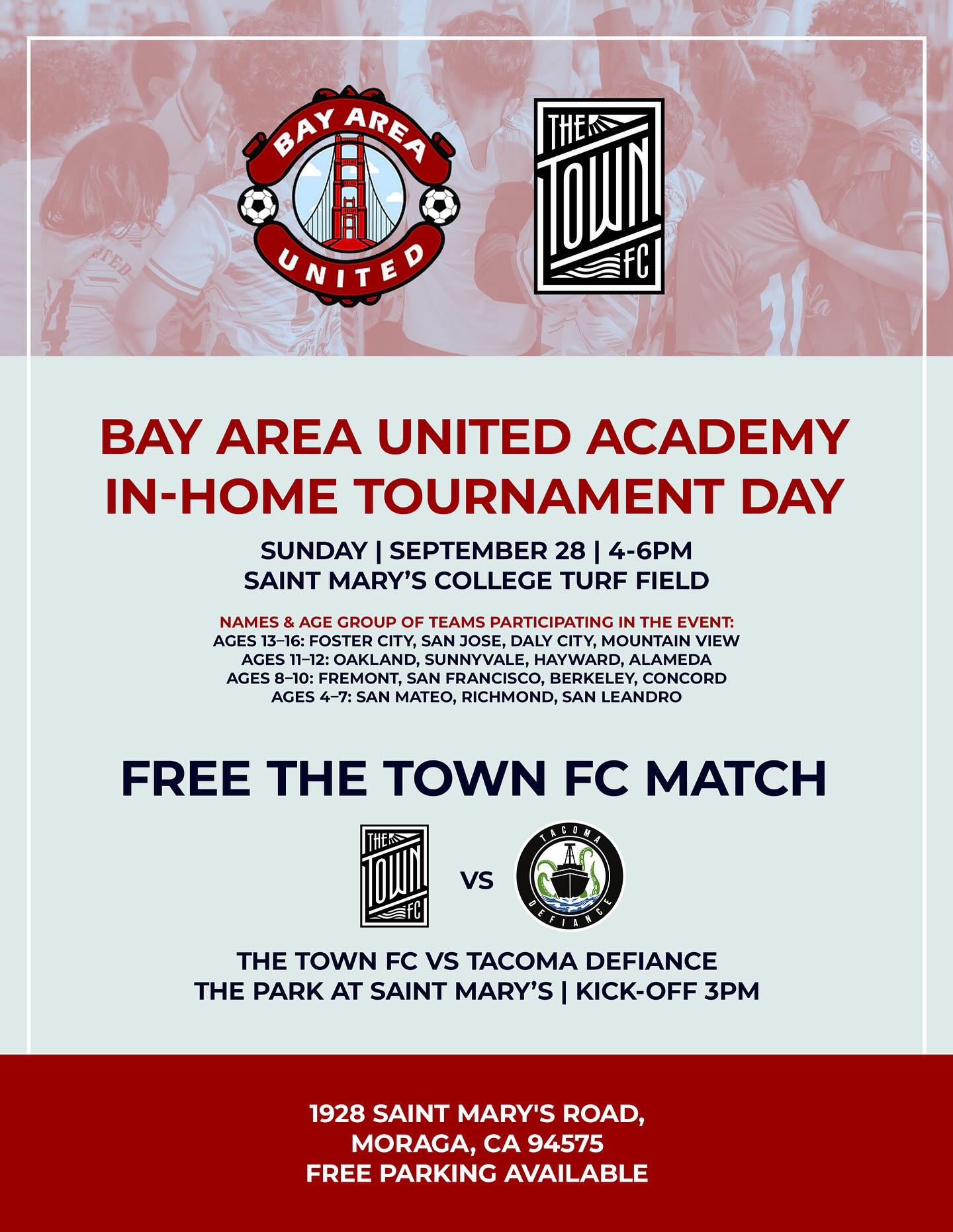 Attention! 🎉 All youth players already registered in our In-Home League are invited to join a special one-day tournament!
As a thank you, every participant and their family members will receive tickets to @thetown_fc after the event. ⚽🎟️