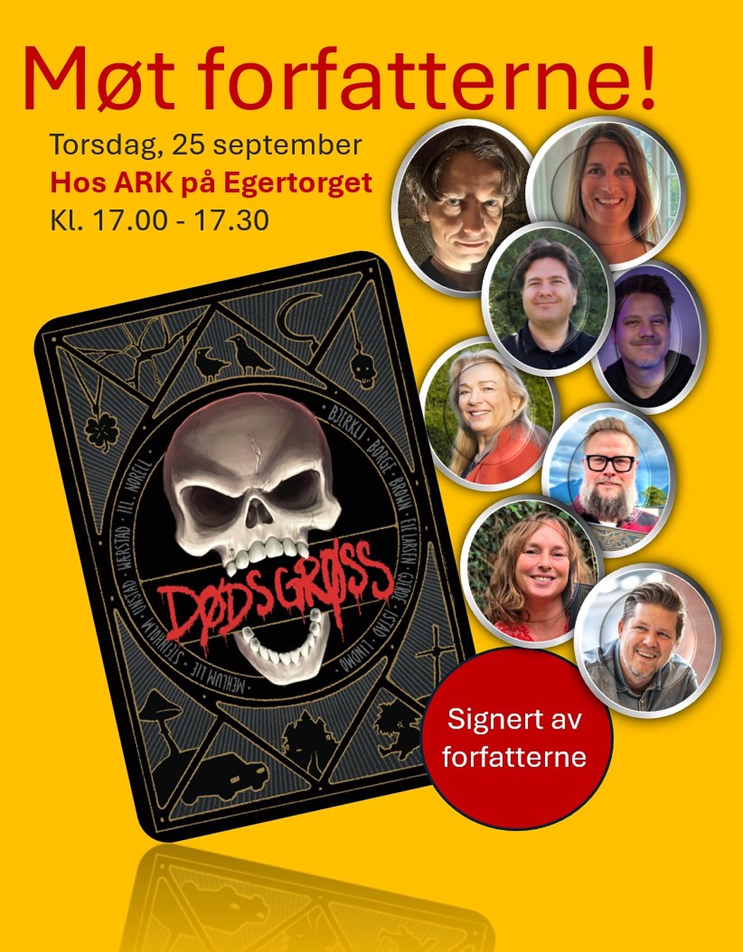 Møt forfatterne av Dødsgrøss.
Torsdag 25.09.2025 hos ARK på Egertorget.
Kl: 17:00-17:30
—————
#dødsgrøss #barnebok #grøss #skummelt