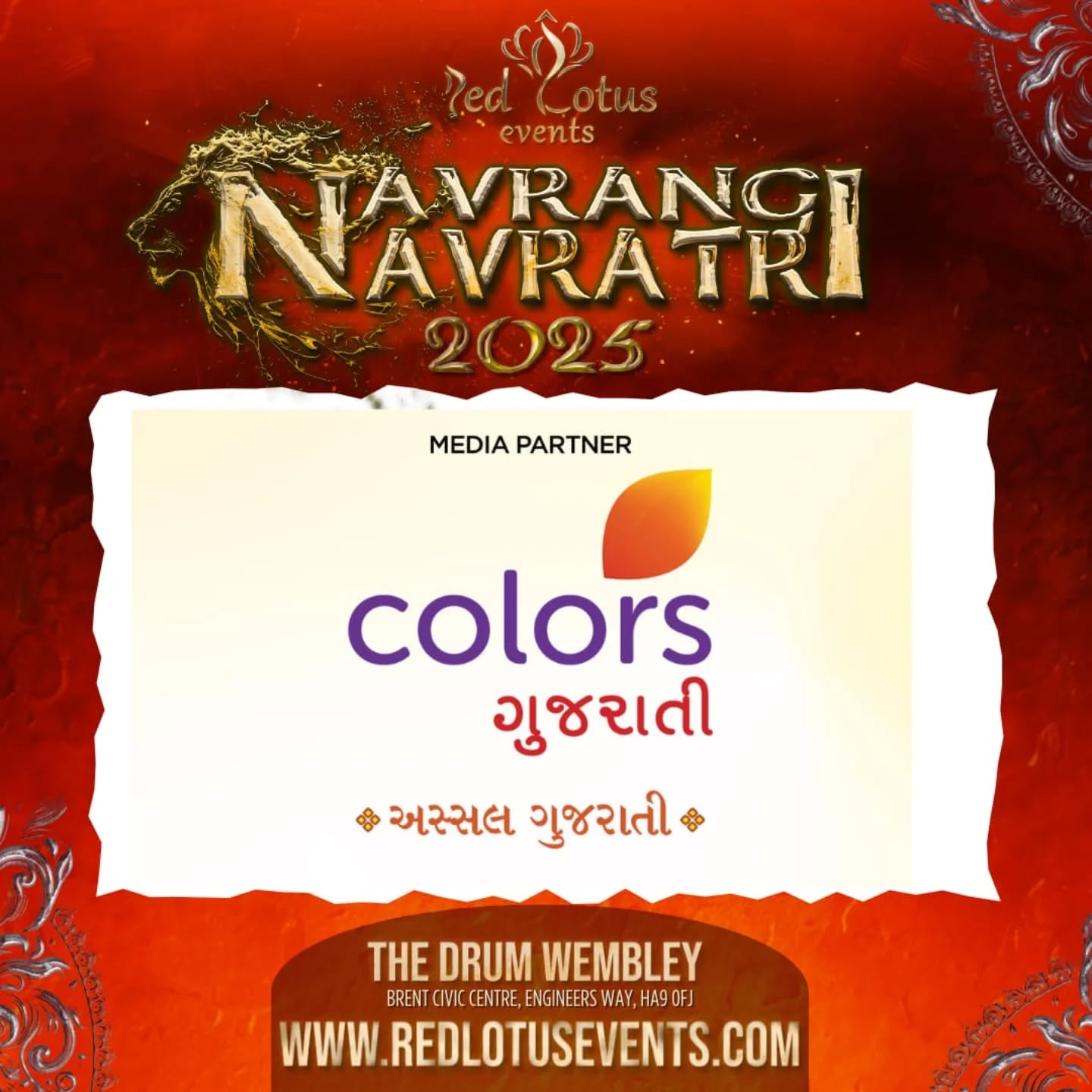 🌟 Thank you Colors Gujarati!! 🌟
Tonight, we celebrate the vibrant spirit and rich culture of Gujarat. A big thank you to @colorsgujaratiofficial, our proud media sponsor this Navratri. From emotional dramas like Kanku and Dil Dangal, to the much-loved Rasoi Show, Colors Gujarati continues to bring inspiring stories to our screens. Here’s to a joyous Navratri!! 🙏🏽🔱
.
.
.
.
#redlotusevents #garba #navranginavratri #colorstv #colorsgujarati