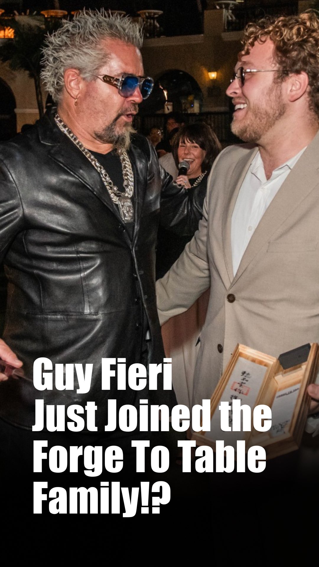 Still in awe after an unforgettable night at @restaurantscare’s The Grateful Table dinner and fundraiser. Together we raised a record-breaking $289,000 to support California’s food and beverage workers, alongside incredible chefs and a community that always shows up.
The highlight? @guyfieri was honored with the very first Heart of Hospitality Award for his legendary philanthropy. Our founder Noah even had the privilege of gifting him a Forge To Table knife—and now Guy’s officially rocking one of our blades. His son @hunterfieri? Turns out he already owns a few, too! If that’s not a sign to grab one for yourself, we don’t know what is!
