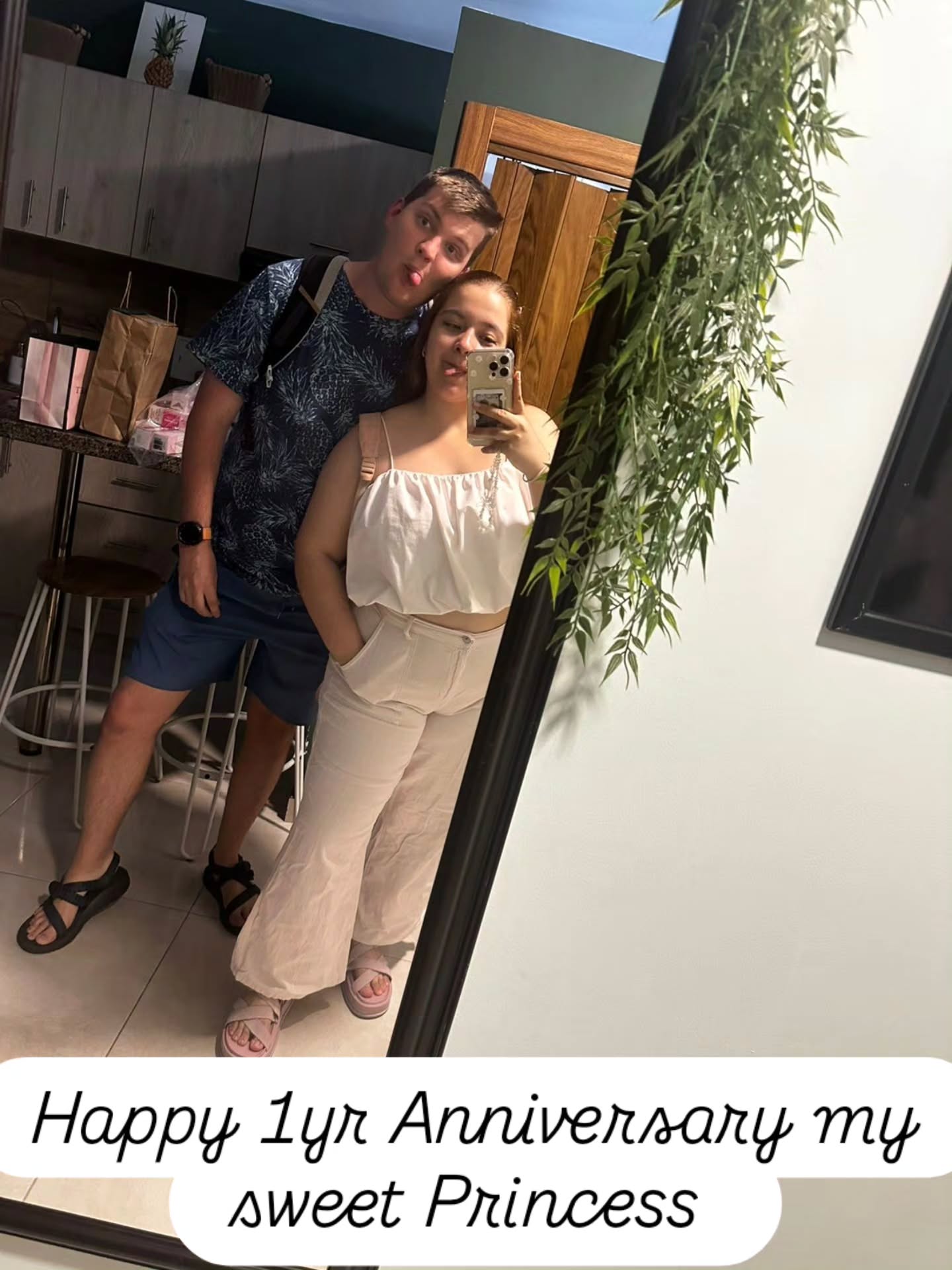 To The Love of my Life! We made it this far it only feels like 4 months but we made it work and I'm happy I found the most perfect person for me!