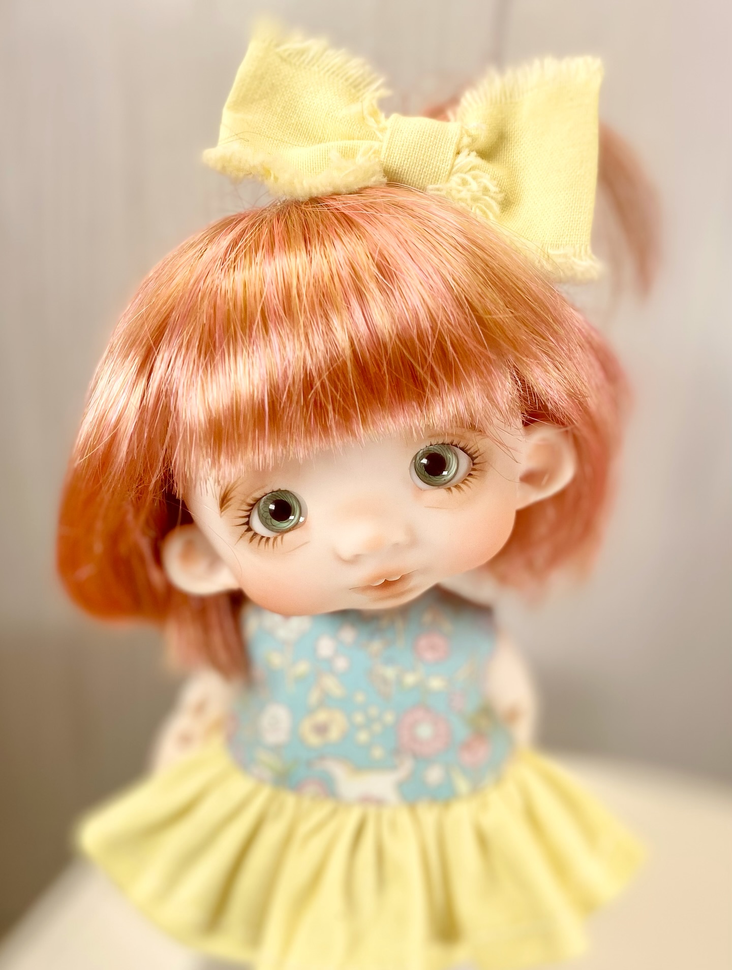 Little Froggy, now available at lindamacariodolls.com #lindamacariodolls #resinbjd #bjddoll