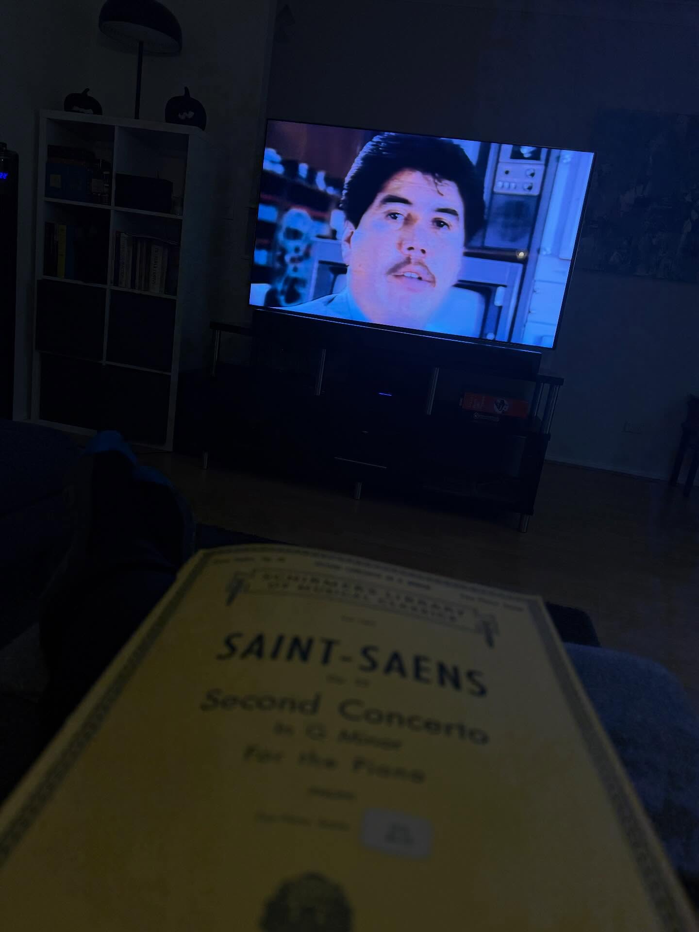 …serial killer documentaries and Saint Saens concerto mark-ups for Queensland Piano Competition. Adjudicating, announcing, and accompanying this year 😂 It’s gonna be a long night (watching the documentary, of course haha!) #netflix #practice #qpc #queensland #australia #piano #pianistsofinstagram #igers #potd #music @qmta_music