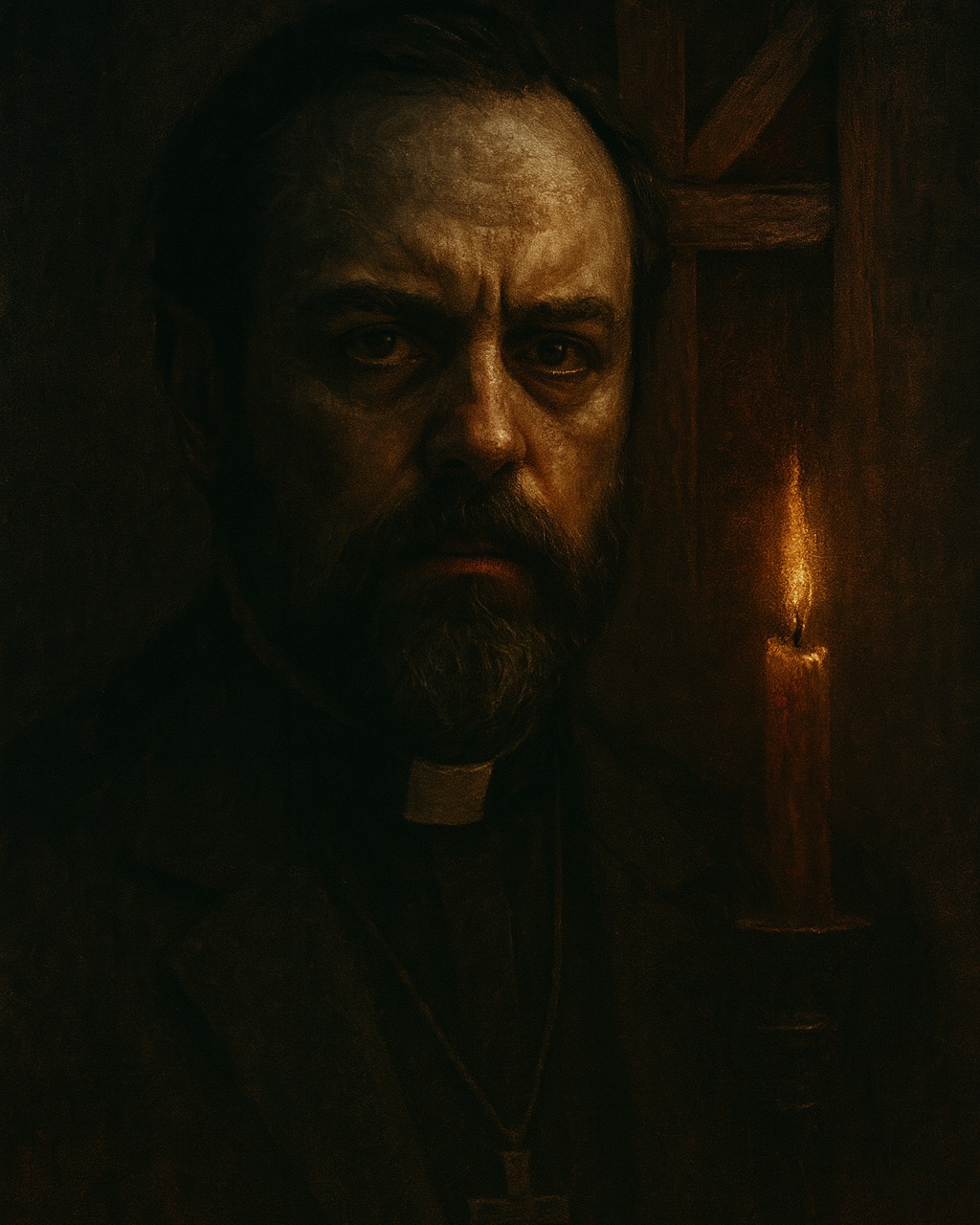 In the rectory of Saint Peter’s, an old portrait hangs in silence. The name etched into the frame, faded, and almost forgotten reads E. Mallory.
It’s been there since the church was founded. But no record lists an E. Mallory among the clergy. No one remembers who hung it. No one dares take it down.
#VampireLARP #MerchantvilleNJ #ShadowsAndLightLARP #LiveActionRoleplay #WorldOfDarkness #VTMlarp #GothicHorror #KindredChronicle #RedRavenClub #LARPCommunity #StorytellingInBlood #MasqueradeAwaits