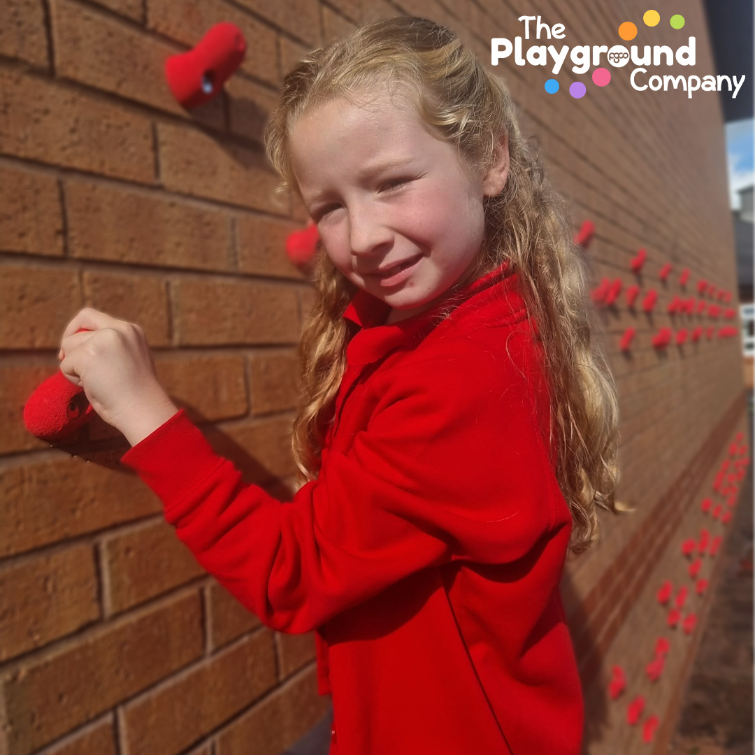 Elevate your existing brick walls while adding a physical play element!🤸♂️
Adding Climbing Holds is a cost-effective, space saving way to provide children with somewhere to develop their motor skills and burn some energy🌟
