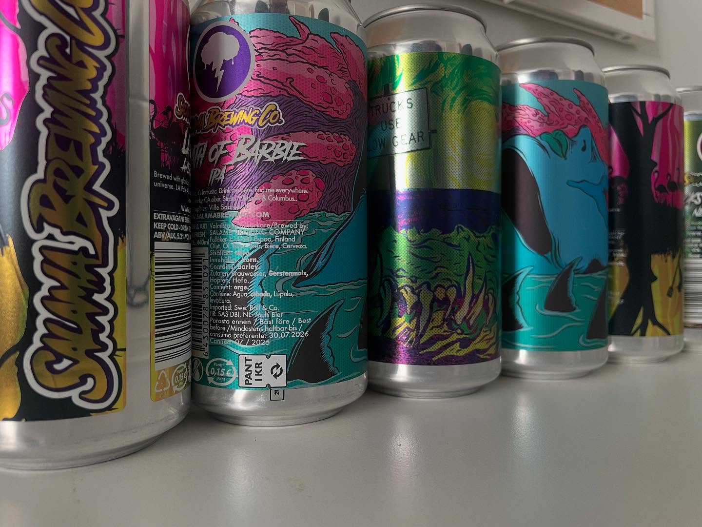 Päivän goodie bageissä mm. @salamabrewing mainioita oluita. Vahva suositus kaikille pienpanimotuotteiden ystäville!