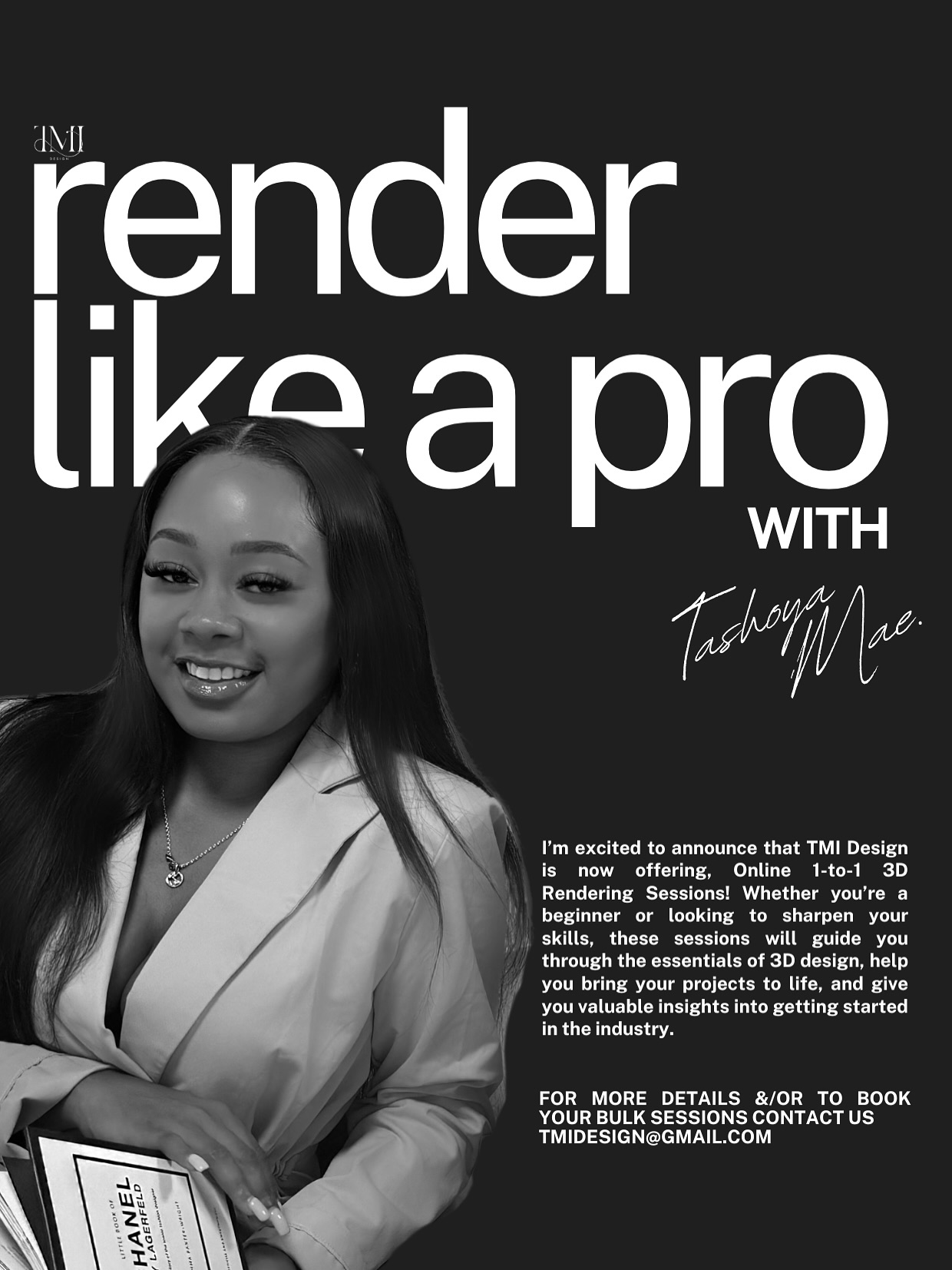 RENDER LIKE A PRO WITH TMI DESIGN. đ
Limited availability remaining for the early bird offer! Just a couple more remaining for this offer before it goes back to the original price.
Repost or share to anyone that you know of who is interested in enhancing their career or skills in interior design â¨
DM me for more information, or register via the link in my bio.
What you will get on the 3D rendering course:
- Live & direct 1-1 sessions
- 6-week post masterclass Mentorship
- Join my WhatsApp community
- Digital reusable templates for your business
- Bring your own project & let me help you design it!
+ so much more!
www.tmidesign.co.uk đâ¨
tmidesignltd@gmail.com
__________
#explorepage #interiordesignerslife #interiordesignersofinsta #interiordesignerlife #usadesigner #londondesigner #masterclass #interiordesignmasters #designbyme #3drendering #commercialproject #homedesigner #homestylingideas #designstudent #interiordesigncourse #womeninconstruction #edesign #renderingservices
