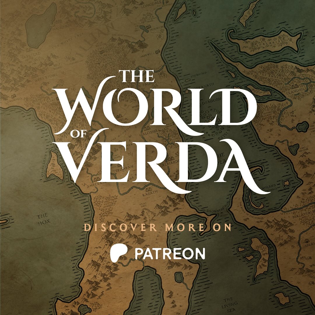 I’ve always been a bit of a hermit 🤓writing, moving from one story to the next, and letting my Author Notes be the biggest peek behind the curtain. But there’s so much more of Verda I want to share🤗
That’s why I’m launching my Patreon 🥳A place for exclusive content, behind-the-scenes lore, and more of the world that can’t fit in the books.
Stories don’t end on the last page 😎They live in the art, the history, the echoes of the world around them. With your support, I can keep building and sharing new adventures.
Thank you for being part of the journey 🔥 Link in bio 🙌