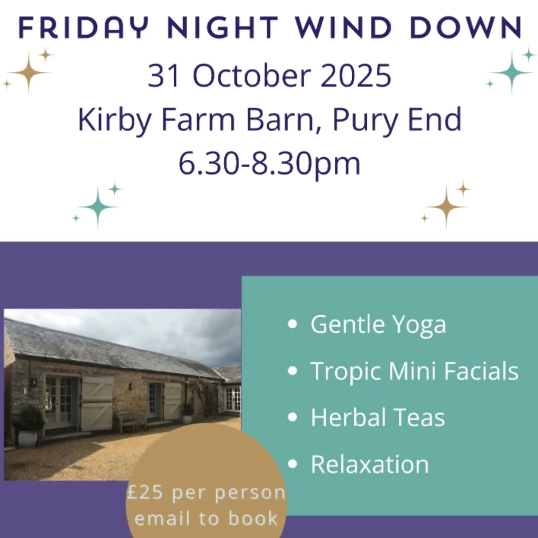 This was a popular evening back when I piloted the first one of these in May!
Your alternative Halloween 🎃 in a beautiful space to unwind with some gentle movement to ease out tension in the body before a warming herbal tea and mini facial with gorgeous Tropic products.
Message me to book; an evening for you to relax and unwind 💫