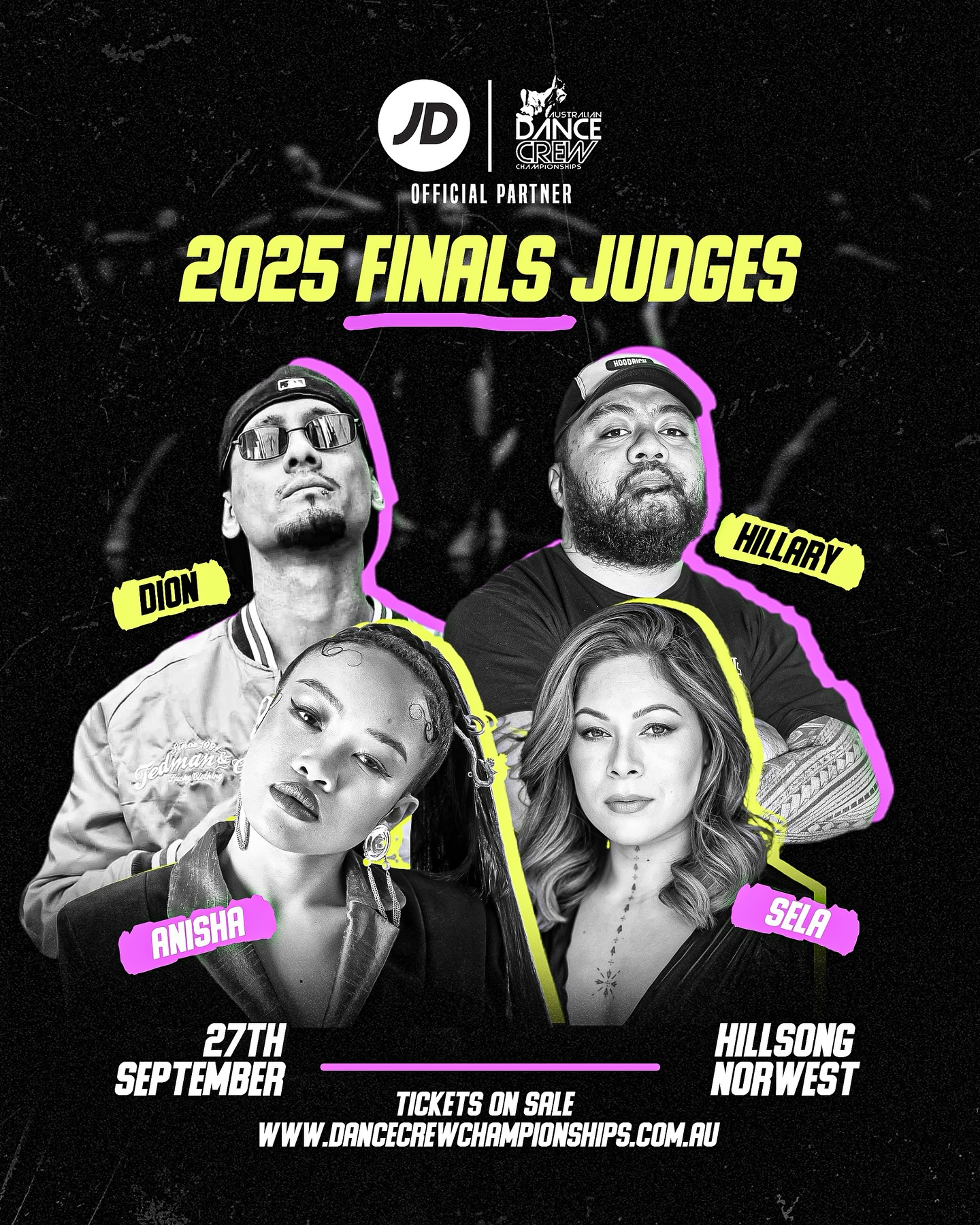 ausdancecrewchampionships Introducing our judging panel + hosts for our big ADCC Finals today! ๐ฅ So thankful to have you all part of this one ๐๐ฝ @dionapirana @hillarystowers_bl @anishathai @future__ancestor @mirrahreflects @sincerelysyprus ๐๐ฝ
Dancers see yโall soon lesssssgo #adcc25