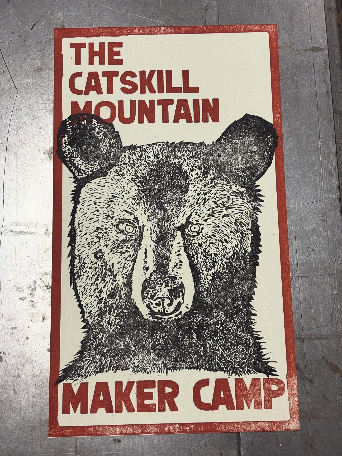 Maker Camp is right around the corner. Don’t wait until the last minute to find your can of bear spray.
I spent my August recovery time with the Apple Pencil in my hand. I should be bringing one or two more creatures to the event.
#letterpress #makercamp #imake #speedballart #flexcut_tools #frenchpaperco