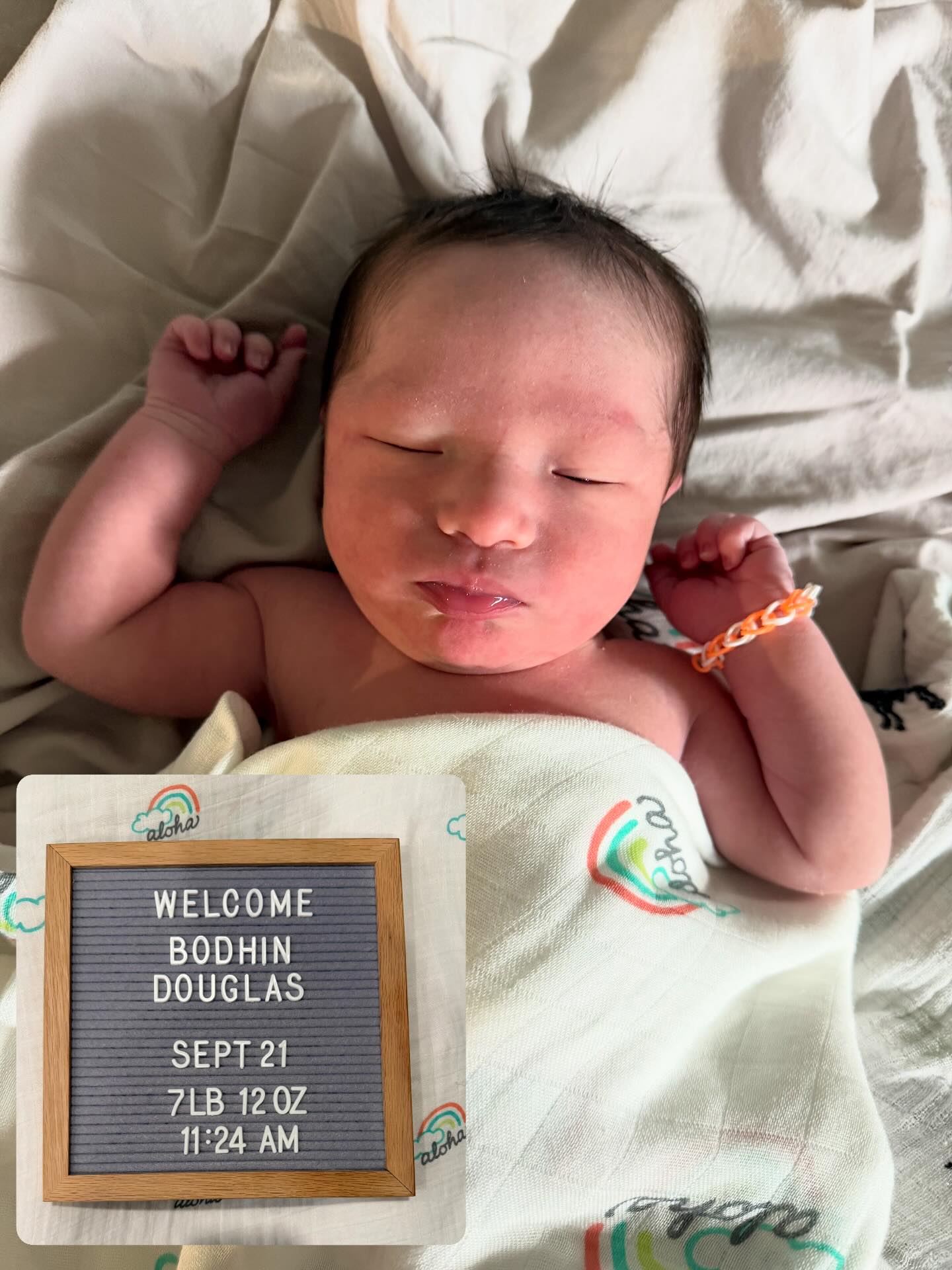 Welcome earth-side to our baby boy Bodhin Douglas
‘Bodhi’ ‘Bo’ and of course still ‘B3’
We’ve been soaking up all the newborn snuggles, healing and connecting as a family of 5!!
He has melted all of our hearts 💕
I’ll share more about my labour and birth experience soon!