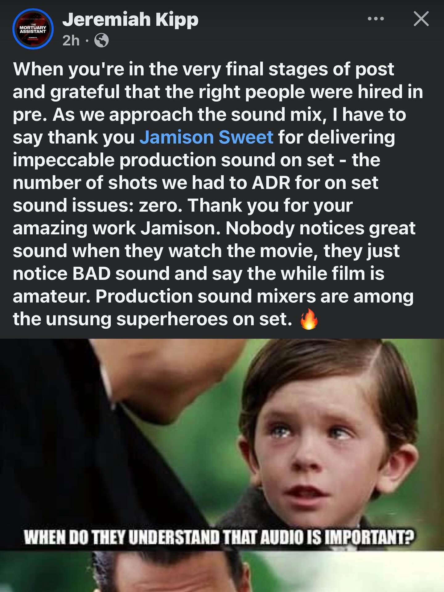 One of the best compliments I have received!