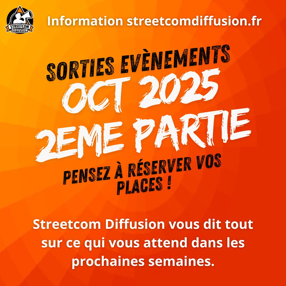 🔥 PROGRAMME OCTOBRE 2025 🔥
2eme Partie du 24 au 31 Octobre !
Déccouvrez nos affiches programme mensuel, à diffuser dans tous les commerces !
Suivez nous directement avec Linktree, Pour une comm' performante, 1 seul lien, 1seule adresse : Streetcom Diffusion ..
@marceletsonorchestre_officiel
@lonselectronicfestival
@vitaa
@helldebert
@candeloroofficiel @nelson_monfort
@lespotmacon
@lemoulinjura
#concerts #programme #live #spectacle #humour #chanson #festivals #rire #varieté #communication #streetcomdiffusion