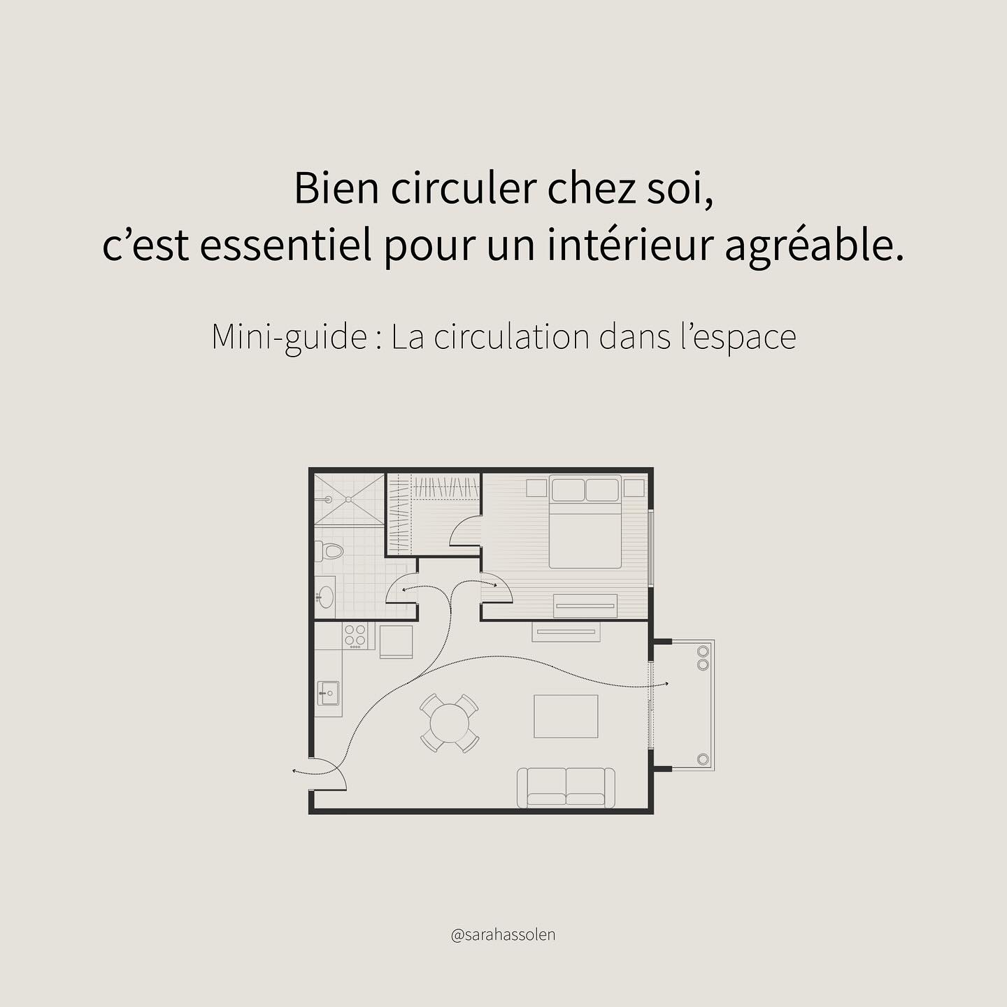 | BIEN CIRCULER CHEZ SOI
On parle souvent de couleurs, de matériaux ou de style… mais un espace vraiment agréable à vivre, c’est d’abord un espace où l’on circule sans y penser.
Quelques repères simples suffisent pour transformer un intérieur :
• 60 cm minimum pour circuler entre les meubles
• 90 cm dans les zones de passage intense
• Dégager les portes et fenêtres
• Éviter les culs-de-sac
Un espace bien pensé, c’est un quotidien plus fluide, plus confortable et… beaucoup plus agréable.
#architectedinterieur #amenagementinterieur #renovationinterieure #projetsurmesure #decointerieur #decoratricedinterieur #architectedinterieur74 #decohautesavoie #interiordesignannecy #AgenceSarahAssolen
Et vous, avez-vous déjà ressenti la différence entre un intérieur qui respire et un espace trop encombré ?