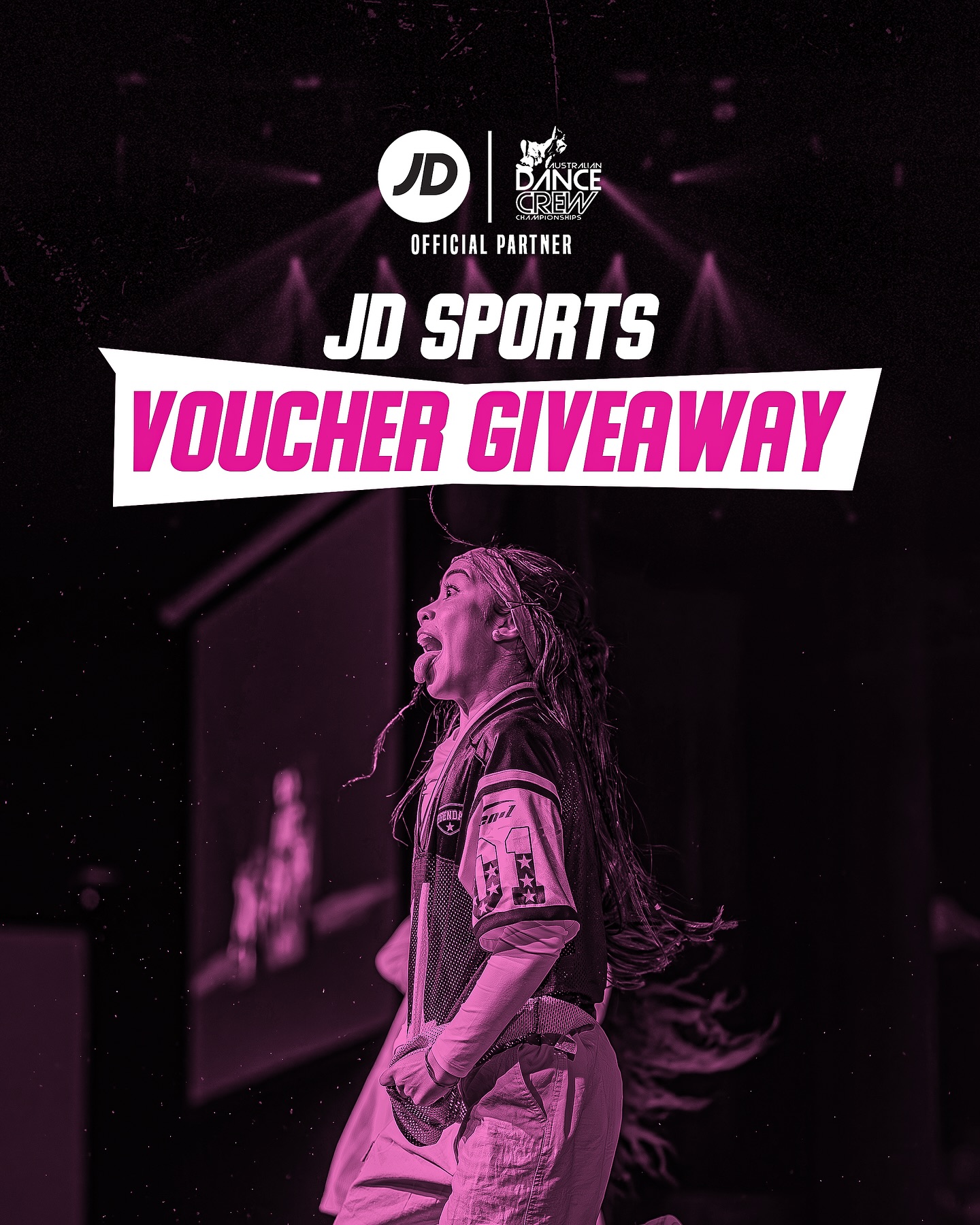 @jdsportsau GIVEAWAY TIME 🥳
$100 voucher up for grabs tonight + a free pass to ADCC Finals tomorrow. All you have to do is:
👉🏽 Follow both @ausdancecrewchampionships + @jdsportsau
👉🏽 Tag 3 friends
👉🏽 Share this post to your story
That simple!! Winner announced 10pm tonight, what are you waiting for 😮💨