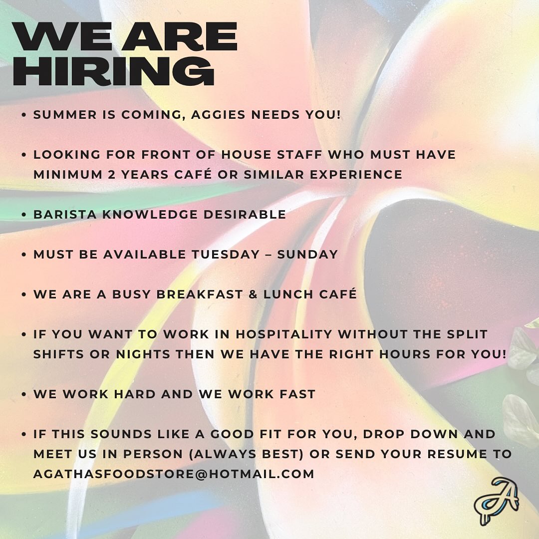 Looking for Summer work ? Hit us up!