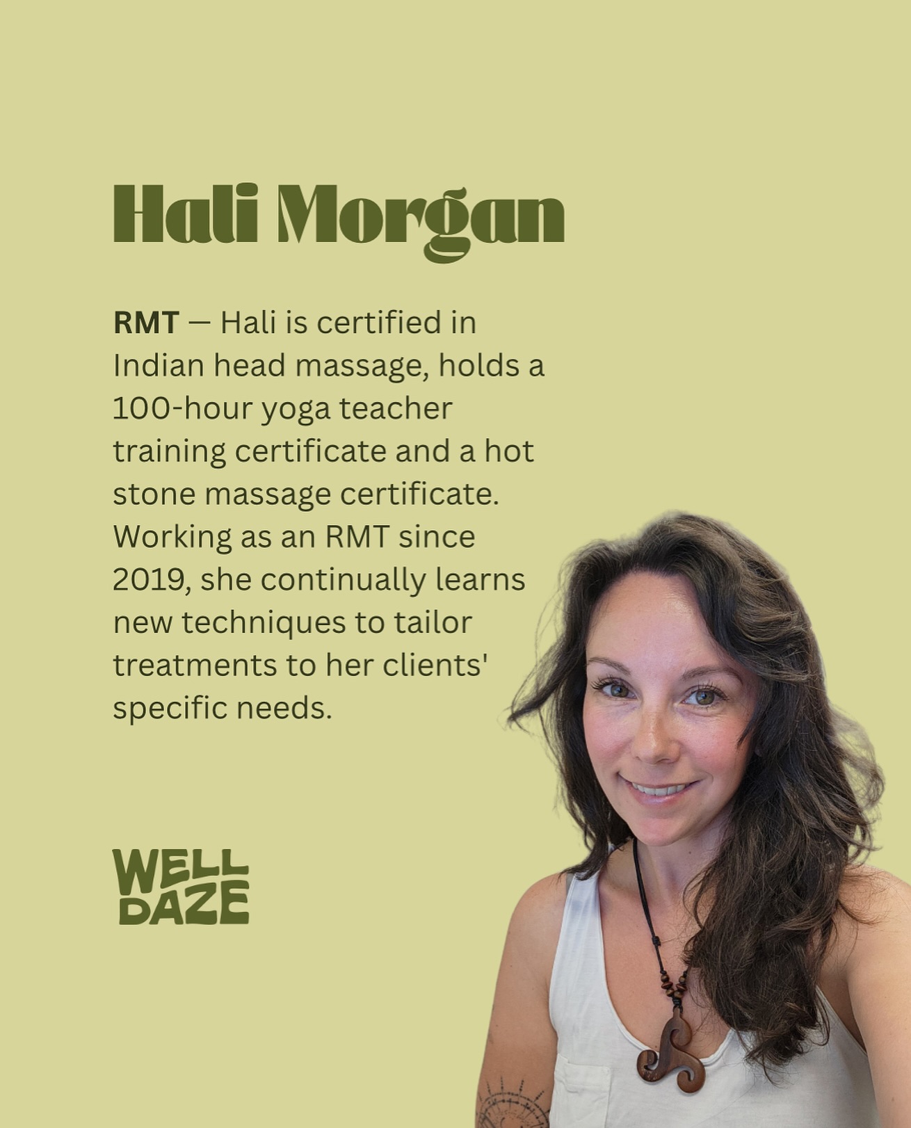 Hello Hali 🙌🏼 Welcome to the team 💚 @halimorgan_rmt
#guelphbusiness#welcome#wellness#holisticliving#guelph#hello#guelph#massage