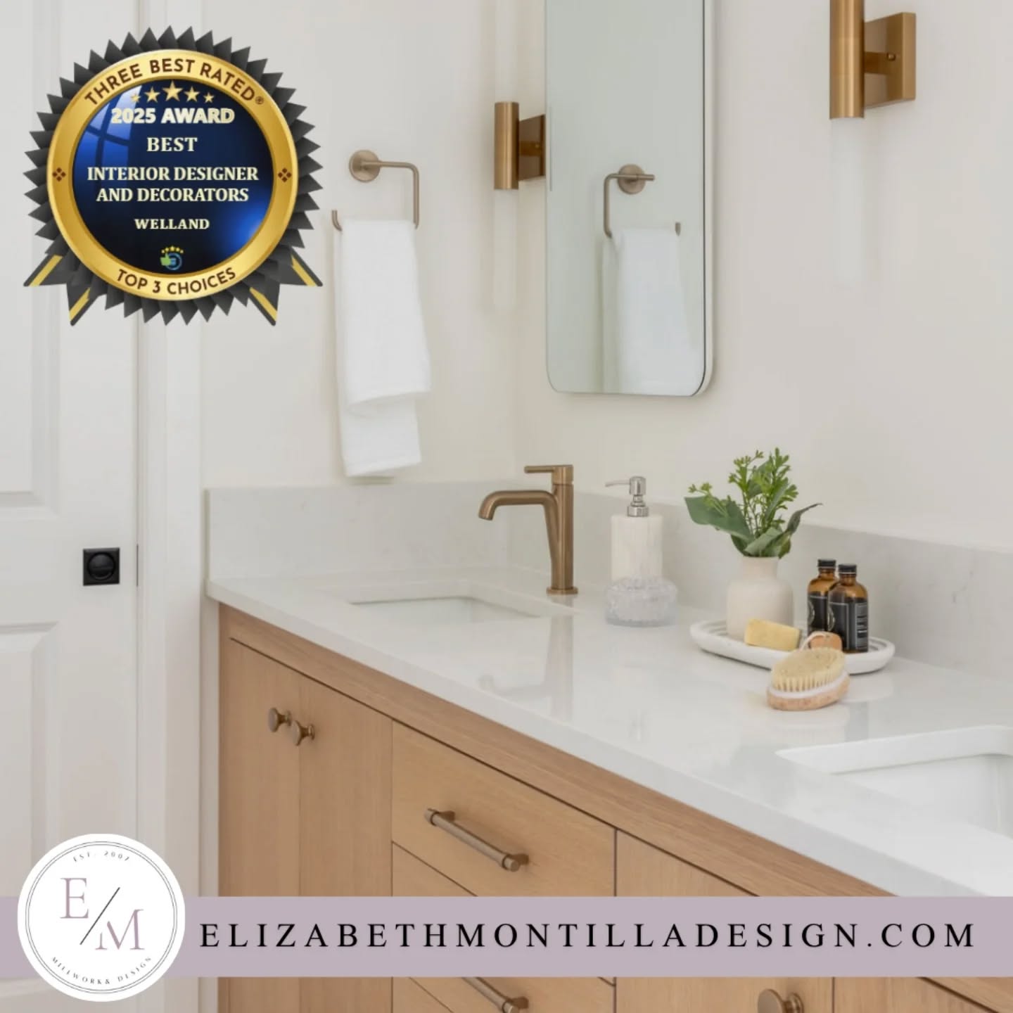 A huge thank you to the Welland community for helping me achieve the 2025 Best Rated award for Best in Interior Design.
As a proud Welland resident, it means the world to be recognized in the very place I live, work, and raise my family.
Welland is such a vibrant and growing community, and I’m thrilled to play a part in its revitalization by helping homeowners reimagine and transform their spaces. Here’s to continued growth, fresh beginnings, and creating homes that truly reflect the people who live in them.
Thank you for trusting me with your homes!
#WellandOntario #Welland #NiagaraDesign