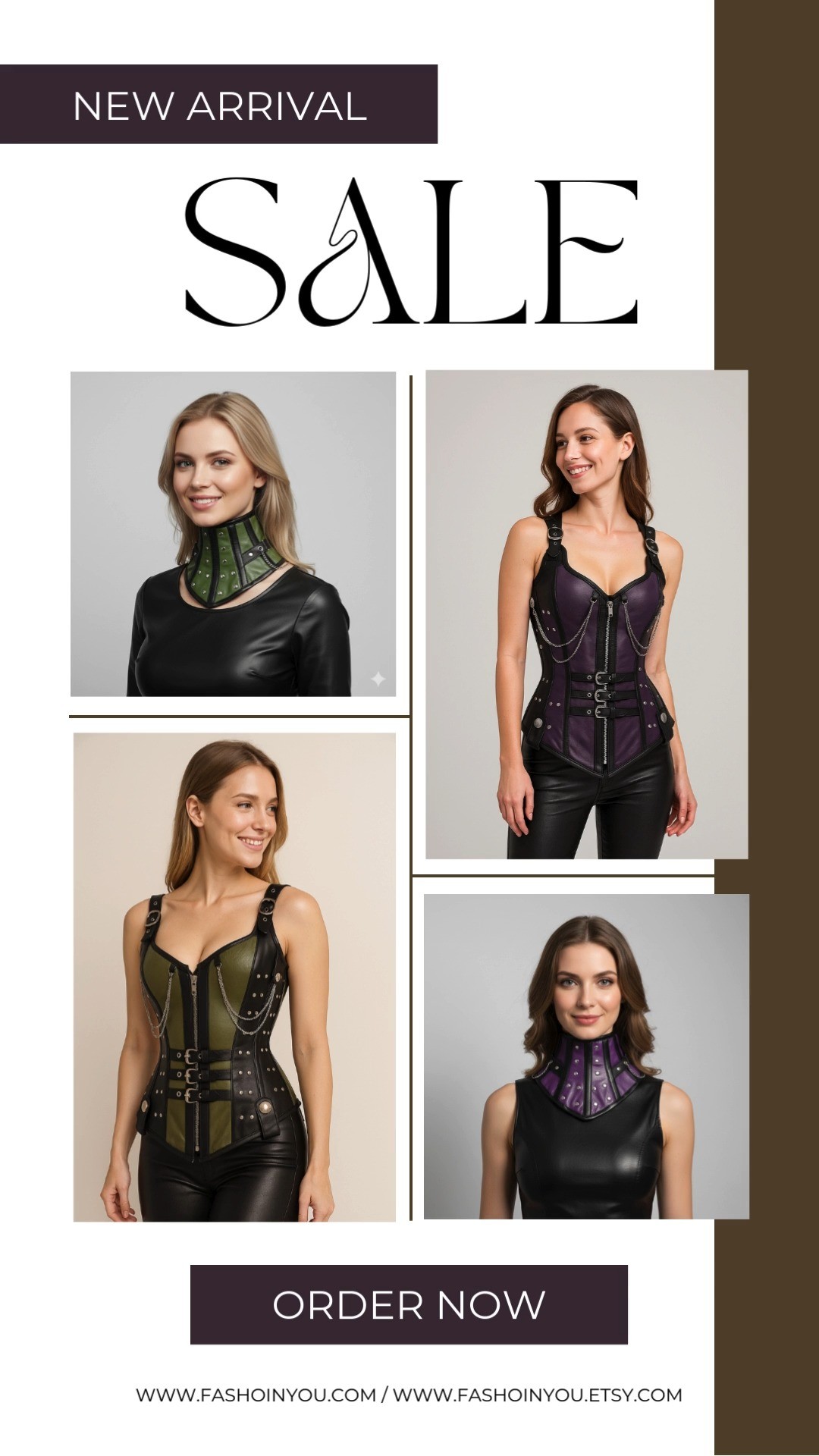 🔥✨ New Arrivals Alert! ✨🔥
Our premium leather overbust corsets just dropped – now paired with a matching neck corset accessory for that bold, statement-making look. 🖤
From gothic glam to punk edge, these sets redefine power dressing. Perfect for nights you want to stand out, own the room, and turn every head. 💥
👀 Watch the full reel & discover your next iconic fit.
💬 Tell us: Are you team classic black or bold statement leather?
#NewArrivals #LeatherCorset #OverbustCorset #NeckCorset #PremiumLeather #GothicFashion #PunkStyle #CorsetOutfit #EdgyStyle #AltFashion #CorsetLove #DarkGlam #CorsetTrend #AlternativeFashion #FashionReels #StatementStyle #LeatherLook