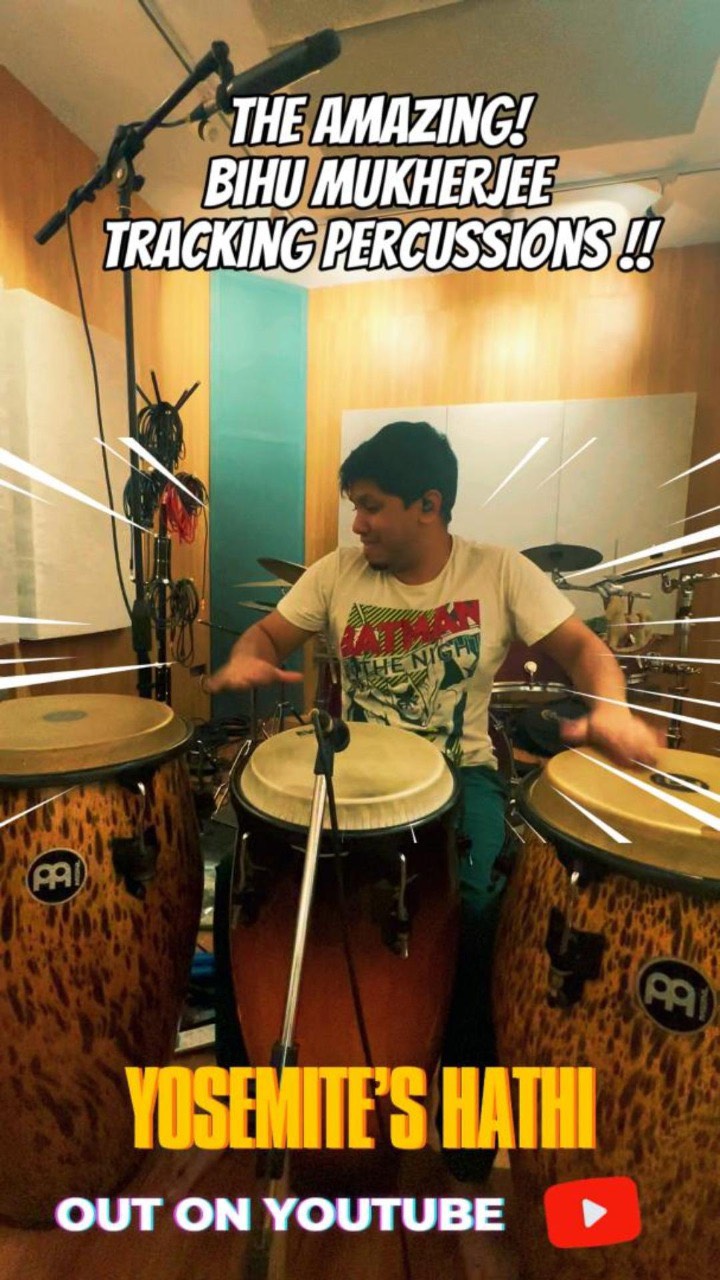 The amazing @bihumukherjee tracking percussions on Yosemite’s Hathi in 2022!
#percussion #latin #funk #jazz #new #worldmusic #collab #musician #percussionist #independent #song