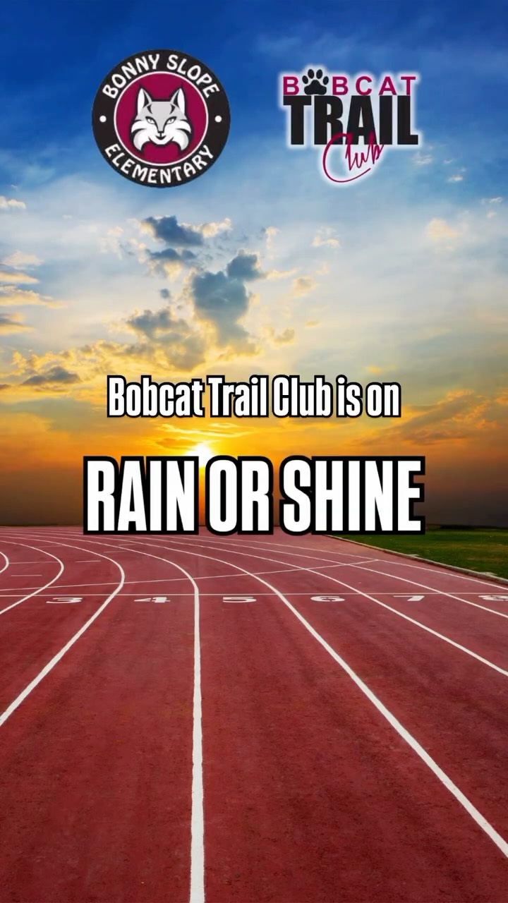 ๐ง๏ธโ๏ธ Rain or shine, the Bobcat Trail Club is on! ๐ฒ๐พ Join us for some outdoor movement, no matter the weather! We're excited to see students put in their best effort on those undercover days.
๐ถโโ๏ธ๐ง๏ธ Whether itโs a sunny day or a little drizzle, the fun never stops! Adults, if you want to lend a helping hand, be sure to get Raptor approved and sign up in ParentSquare. Your support makes a difference!
Letโs Go Bobcats! ๐๐ฝโโ๏ธ๐๐ฝโโ๏ธ๐ #BobcatTrailClub #RainOrShine #AdventureAwaits