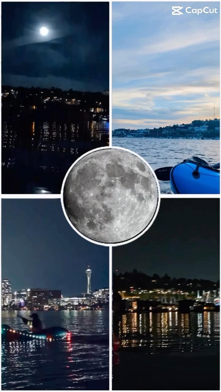 Some nights stay with you forever…
This week and the next one: Sunset + skyline + moon over Lake Union! Kayak tours at night - Lake Union.
Only for a limited time. Reserve your spot today! LINK IN BIO.. #kayakvibes #exploreseattle #thingstodoinseattle #kayaktours #lakeunion #visitseattle #seattle