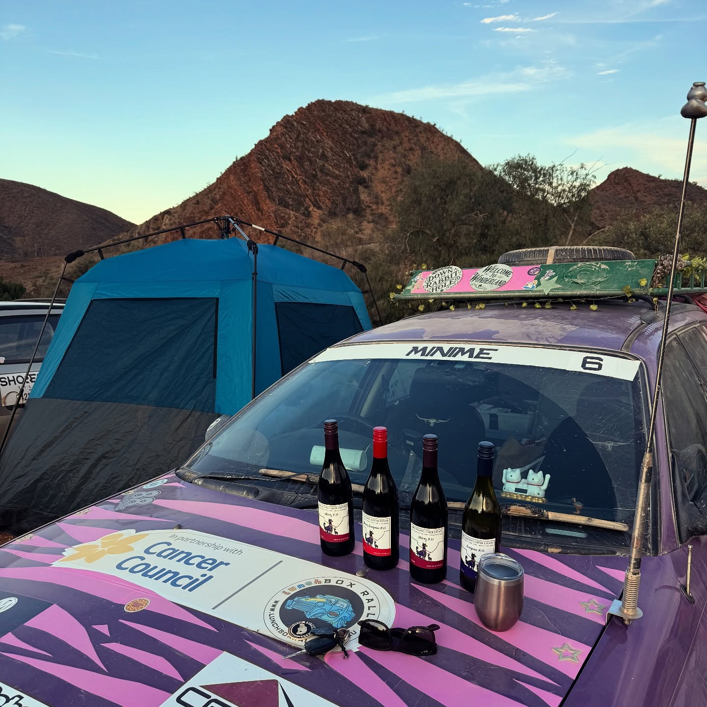 When in the outback! MCE is always on the wine list 🍷 #bluemountainswine #megalongcreekestate