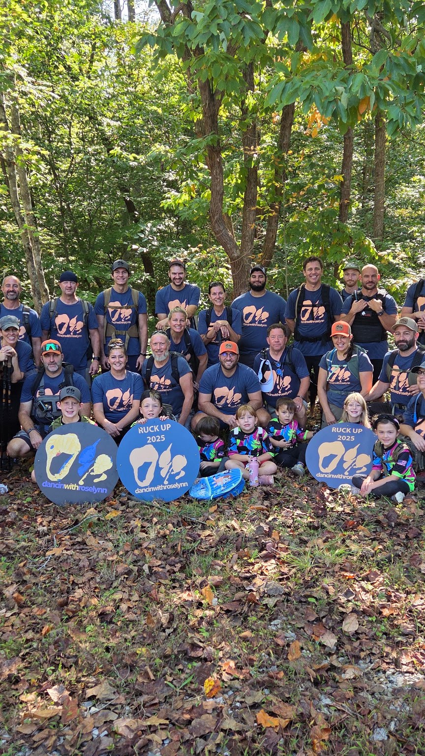 Day three is our shortest hike but in many ways it is the most meaningful hike of the three day ruck. The final three miles everyone that is able to hikes together before leaving camp. It’s beautiful to see grandparents, cooks, and Roselynn’s siblings and cousins hiking together for this amazing cause 💛